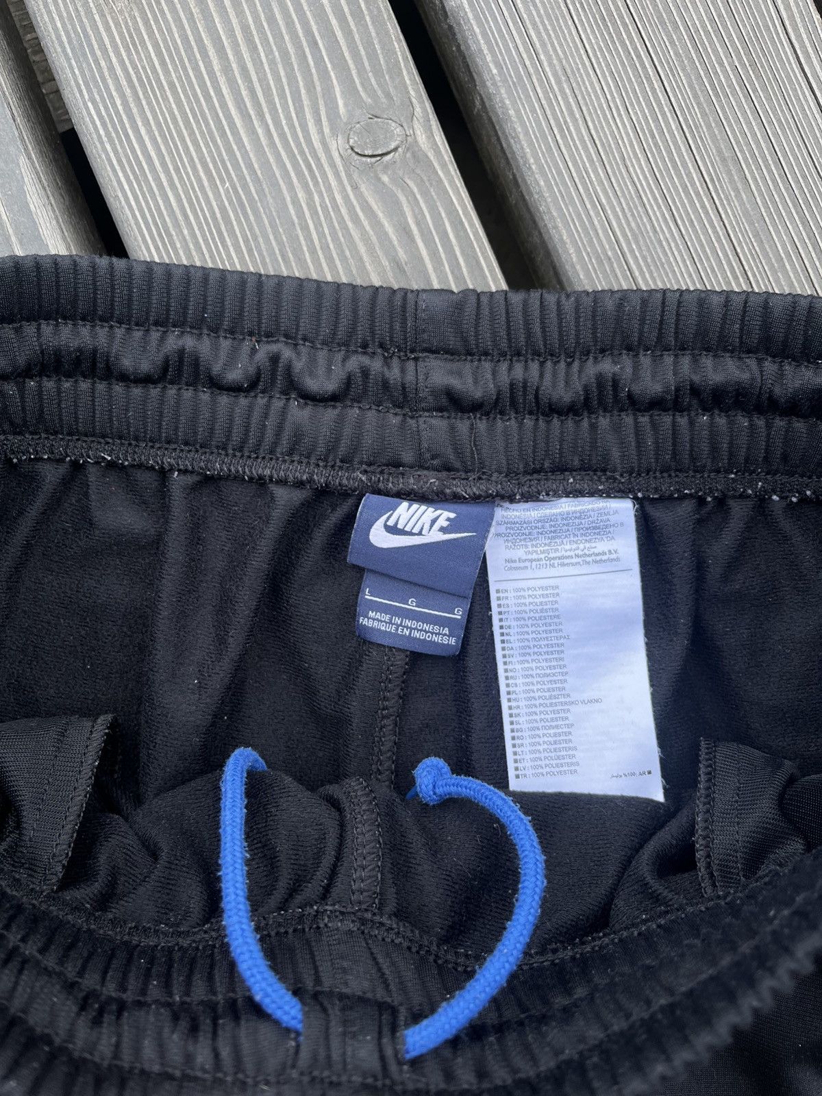 Vintage Vintage Nike Baggy Track Pants Cotton Drill Swoosh Y2K USA Size US 34 / EU 50 - 5 Thumbnail