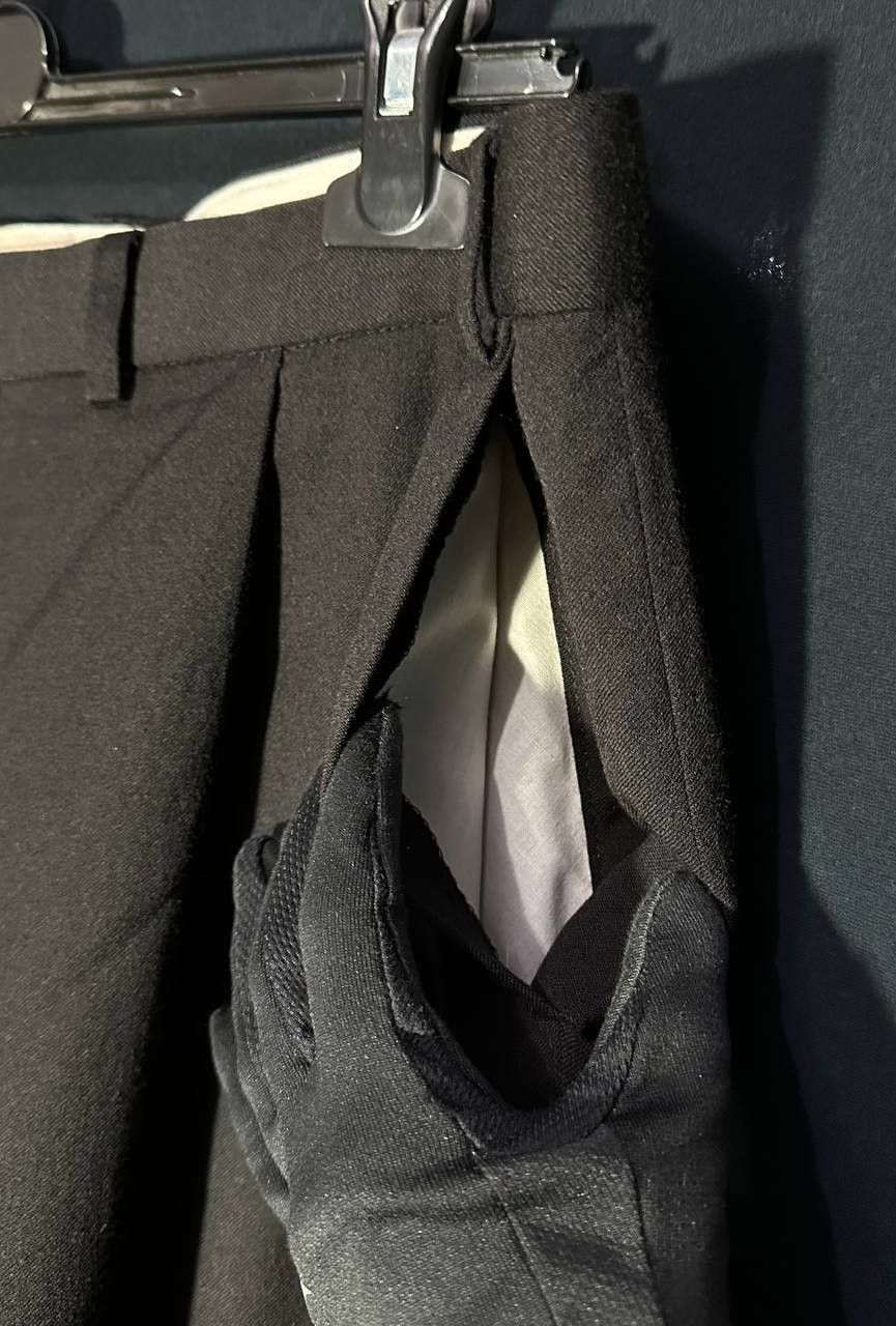 Balmain × Vintage BALMAIN 100% WOOL Ankle STRAIGHT Leg Trouser Pants Size US 38 / EU 54 - 4 Thumbnail
