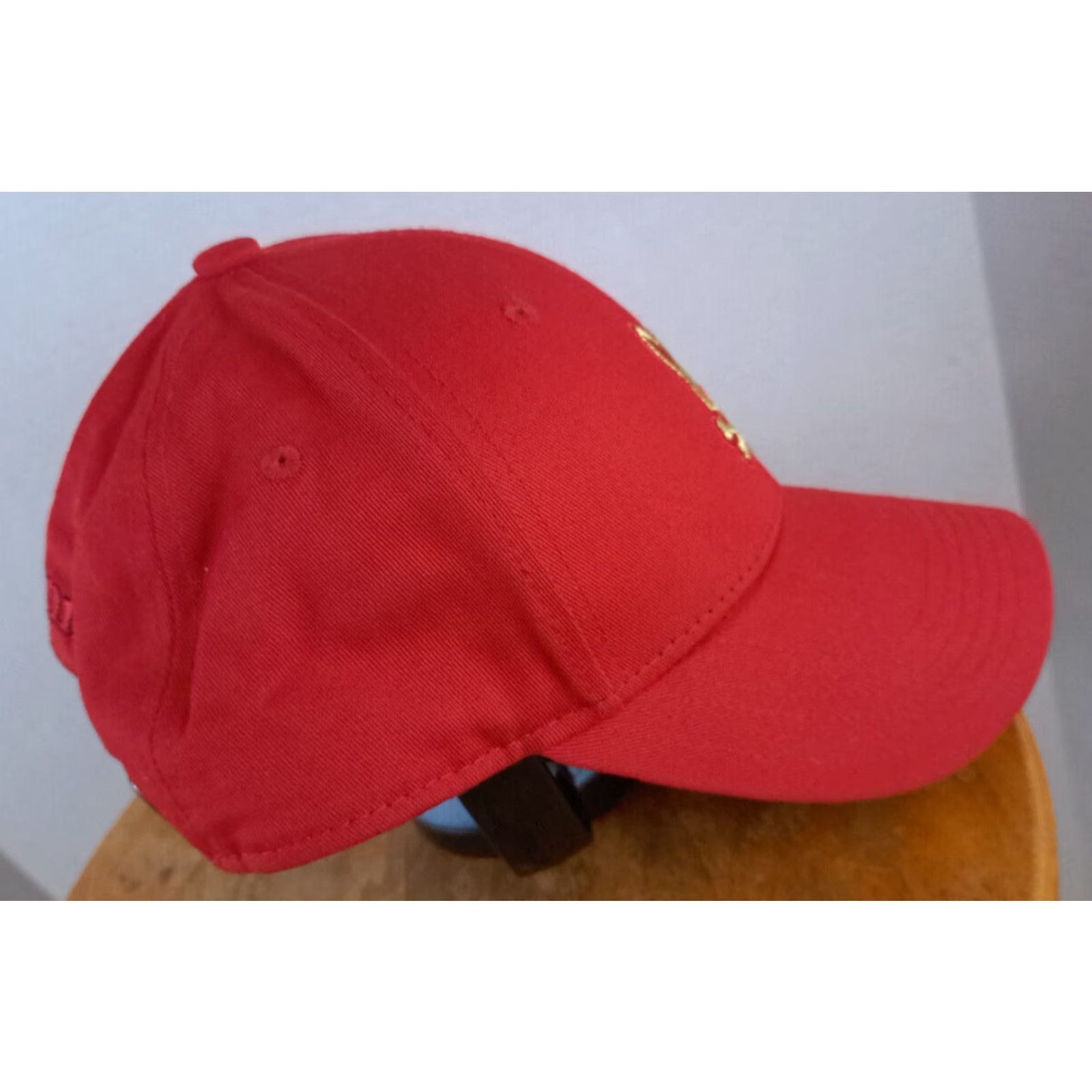 Psycho Bunny Psycho Bunny Adjustable Hat Red Baseball Cap Unisex Adults Bunny Embroidered Canvas Adjustable Cap Red Size ONE SIZE - 2 Thumbnail
