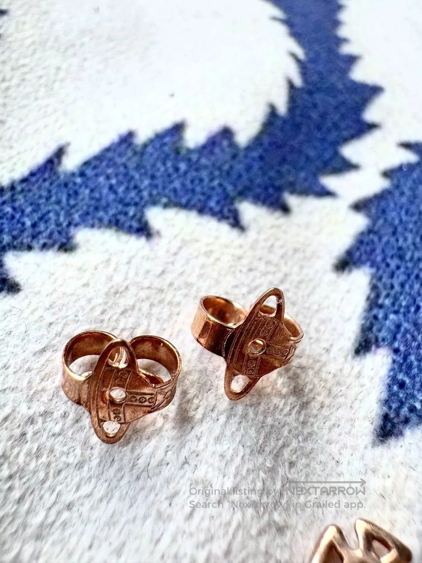 Vivienne Westwood vivienne westwood gold hollow saturn earrings. Size ONE SIZE - 4 Thumbnail