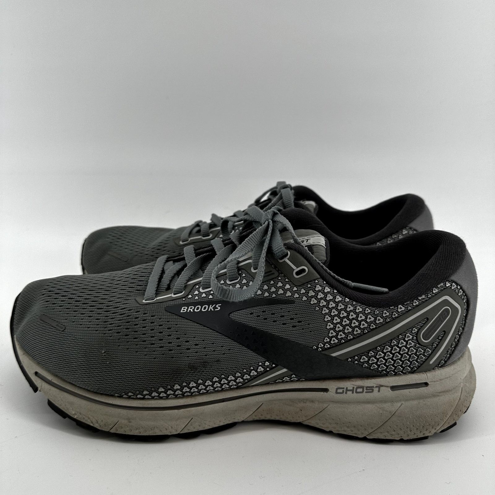 Brooks Brooks Ghost 14 Running Shoes Mesh Low Lace Up Gray 10 4E Size US 10 / EU 43 - 4 Thumbnail