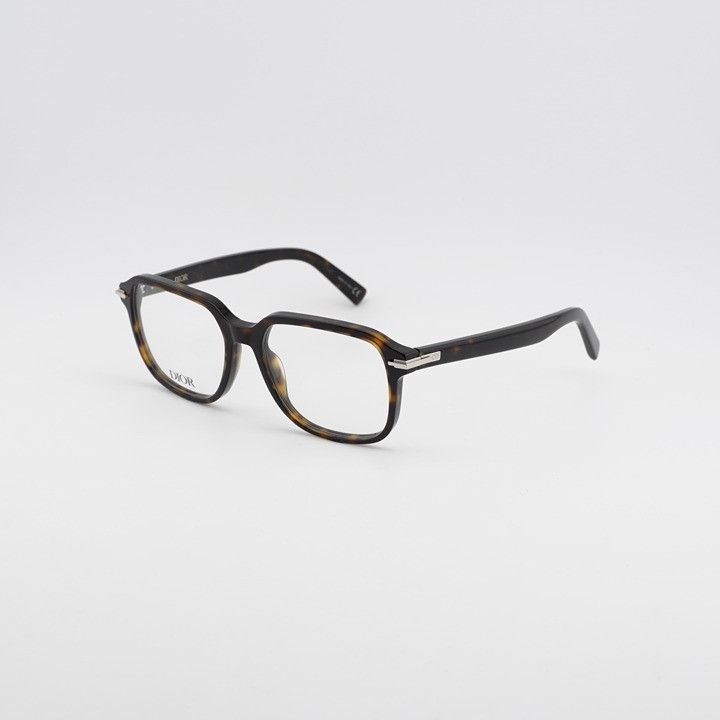 Dior Dior DIORBLACKSUITO S5I 2000 Eyeglasses Havana 53mm Square Size ONE SIZE - 1 Thumbnail