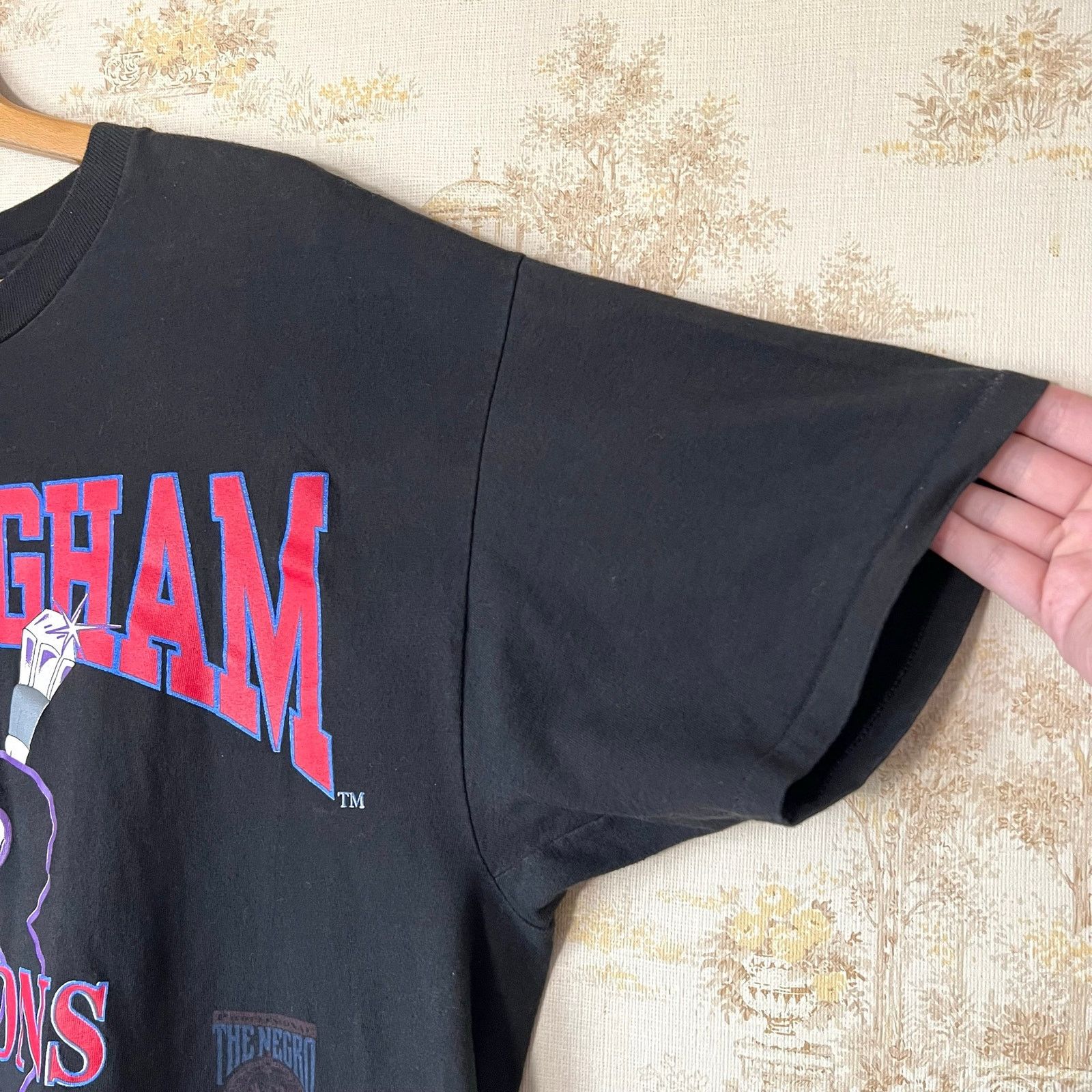 Vintage Vintage 90s Birmingham Black Barons Tee | Negro League | XL Size US XL / EU 56 / 4 - 5 Thumbnail