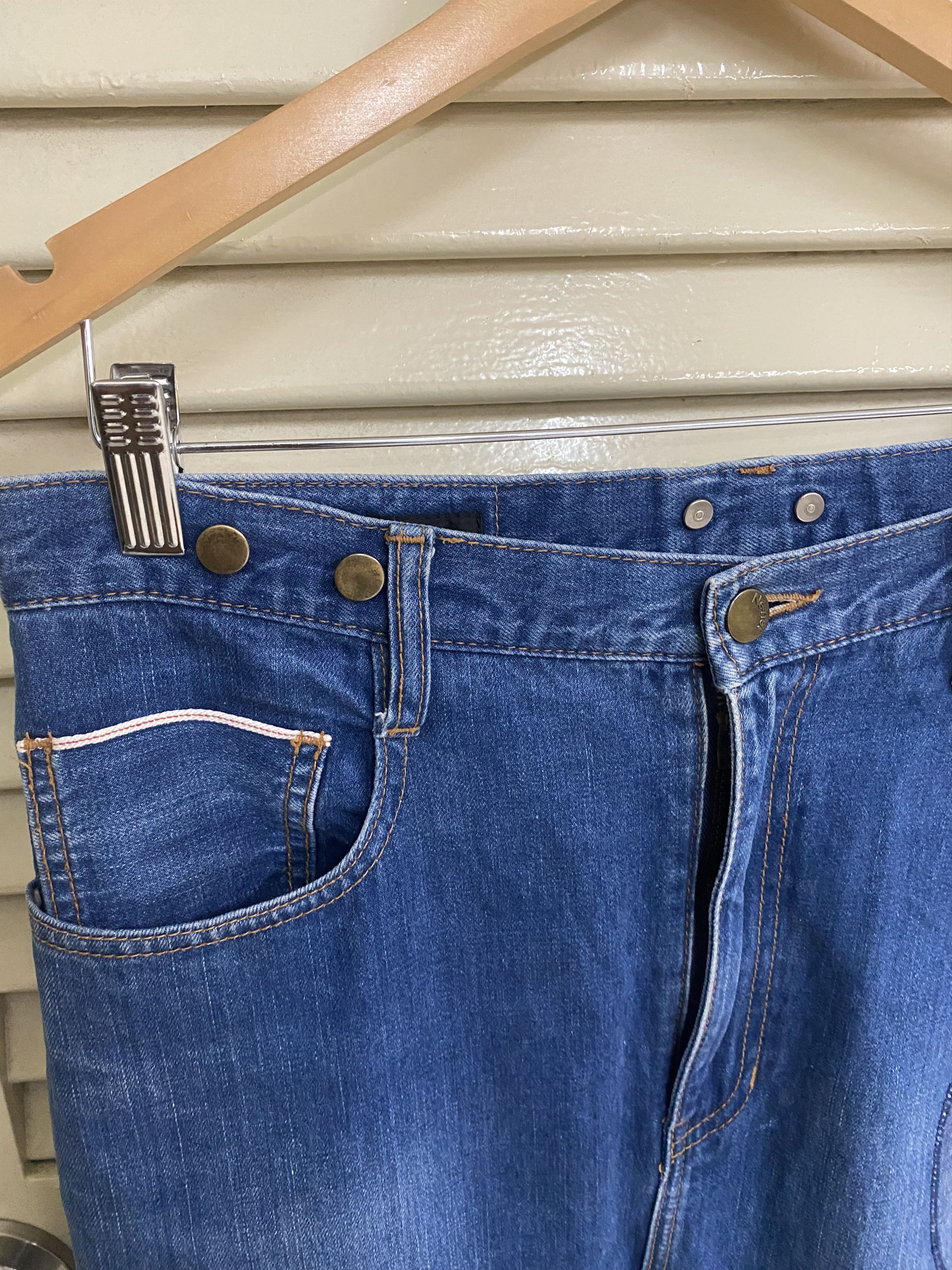 Ne-Net Issey Miyake Nenet Patch Work Selvedge Jeans Size US 32 / EU 48 - 4 Thumbnail