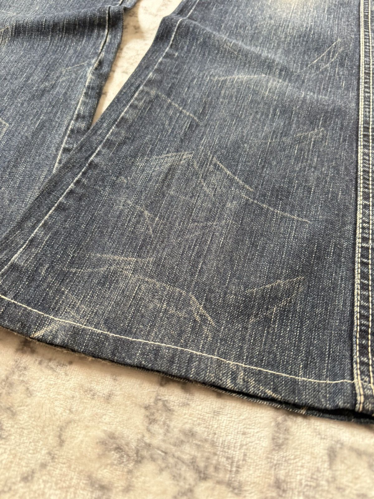 Le Grande Bleu (L.G.B.) Edwin 503 Japan Muddy Wash Flared Jeans Size US 28 / EU 44 - 8 Thumbnail