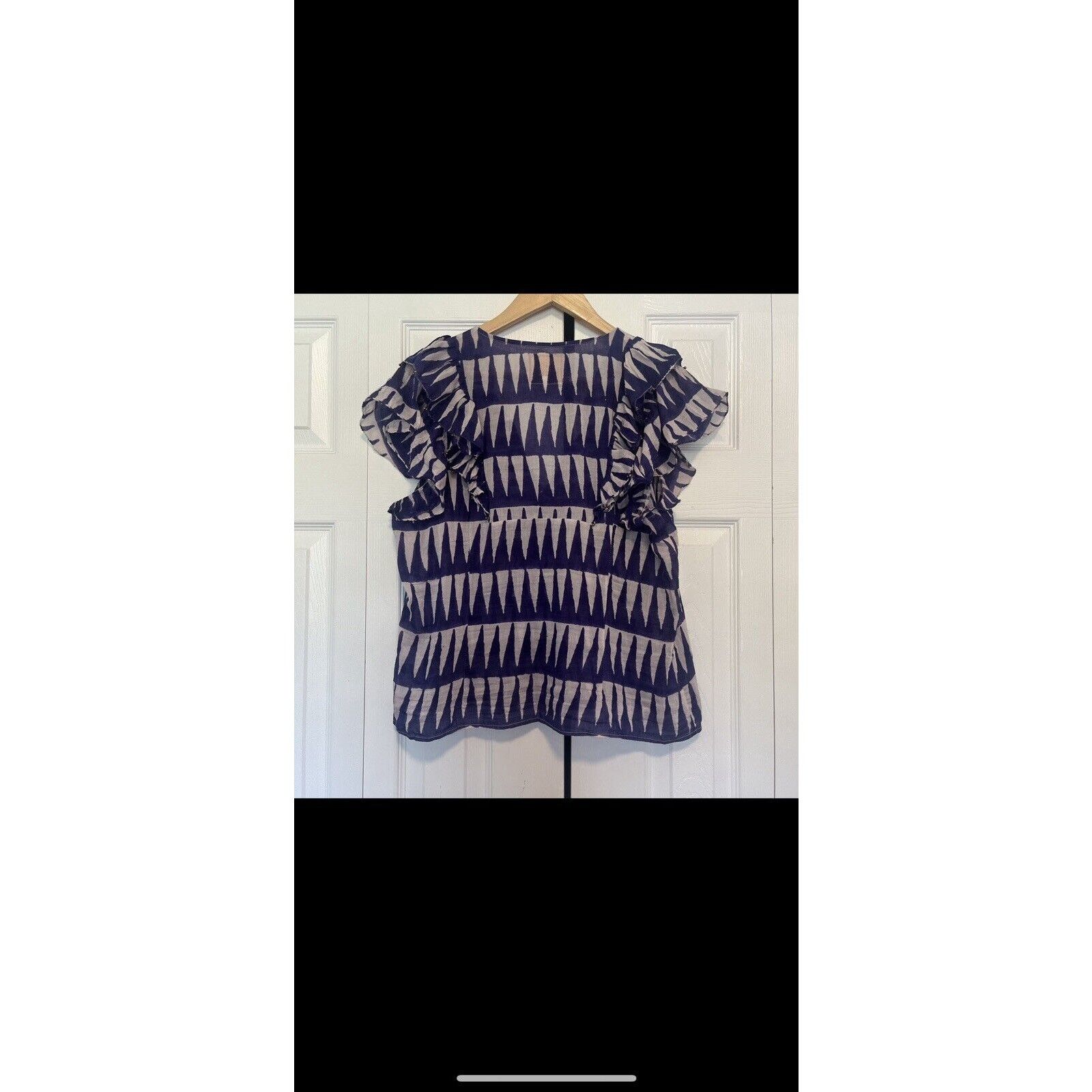 Bell Alicia Bell Kiara Top Aztec Flutter Blue Purple White Large Size L / US 10 / IT 46 - 7 Thumbnail