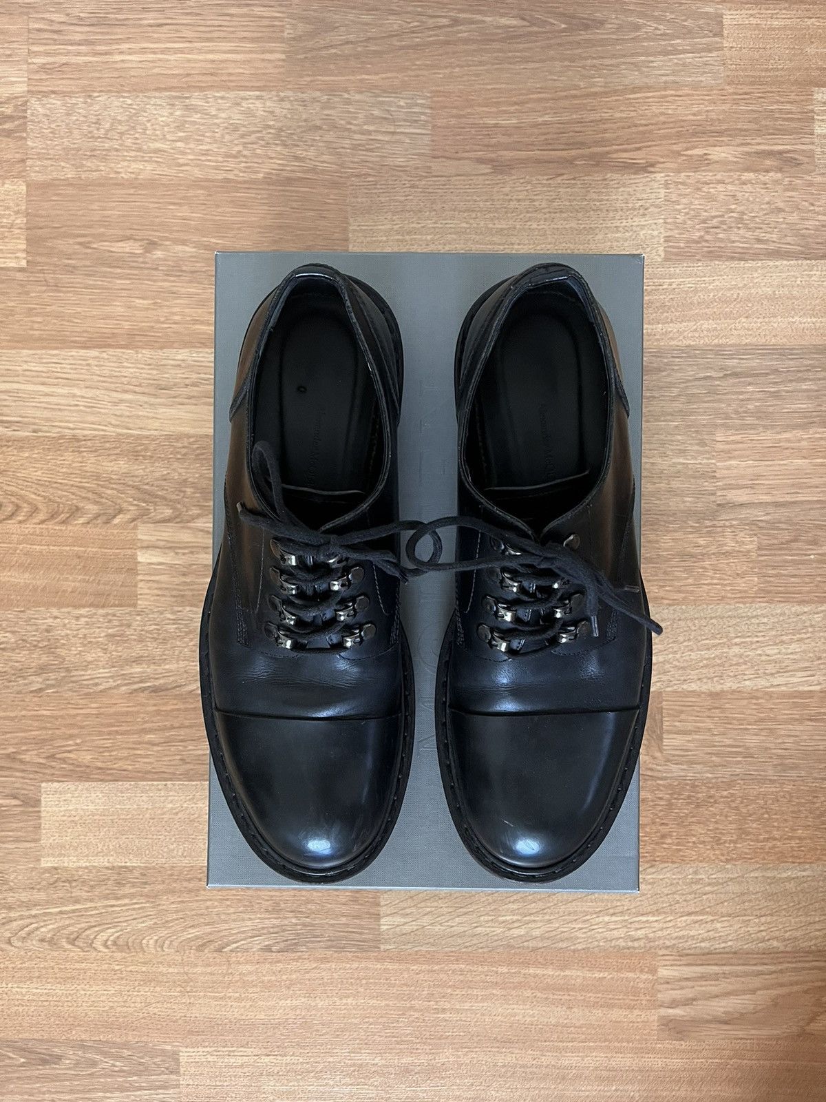 Alexander McQueen × MCQ × McQ Alexander McQueen Alexander McQueen Leather Derby Brogue Shoe Size 44 (11US) Size US 11 / EU 44 - 4 Thumbnail