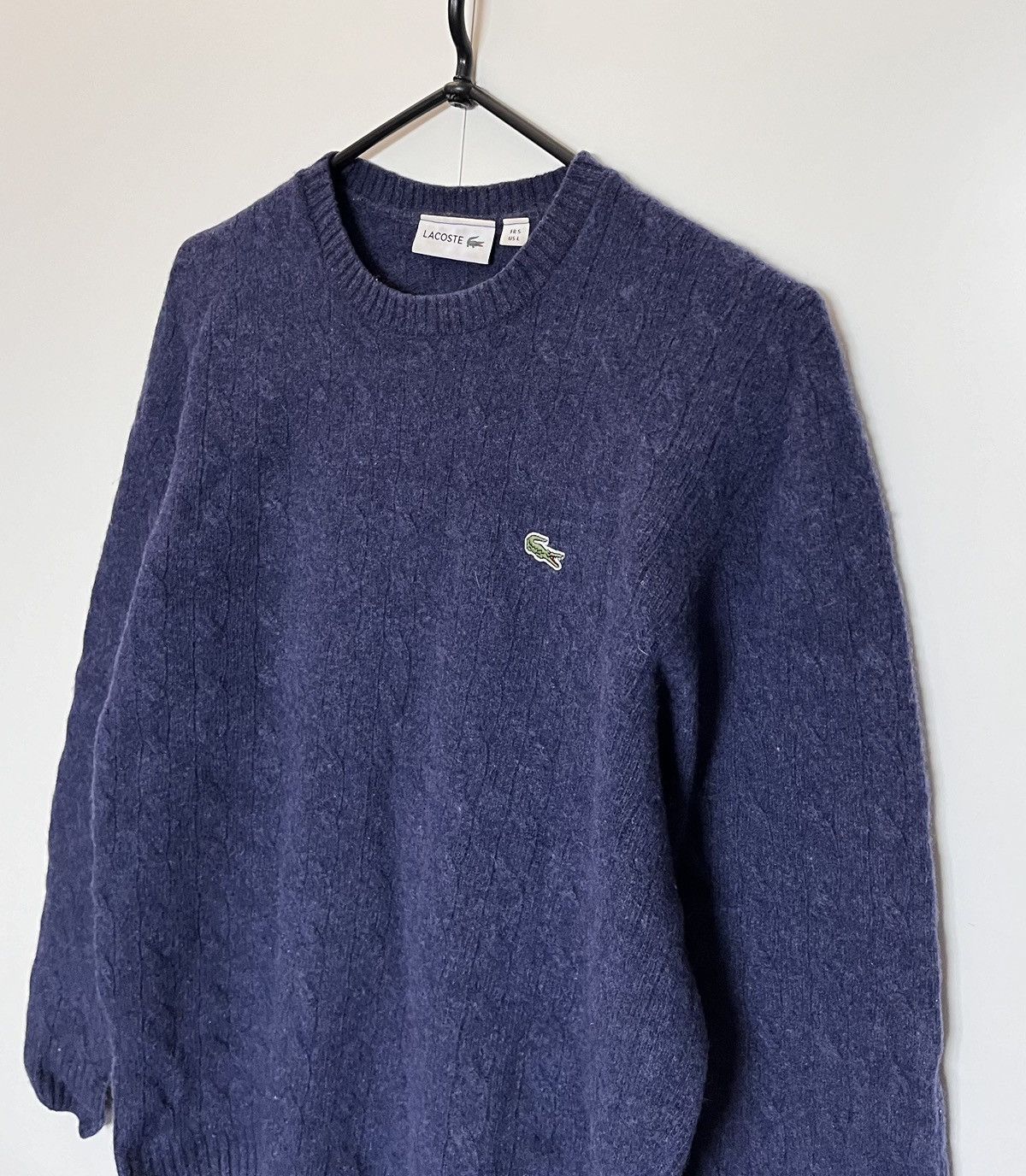 Lacoste × Vintage 🔥Vintage 00s Chemise Lacoste Wool Sweater Size US L / EU 52-54 / 3 - 7 Thumbnail