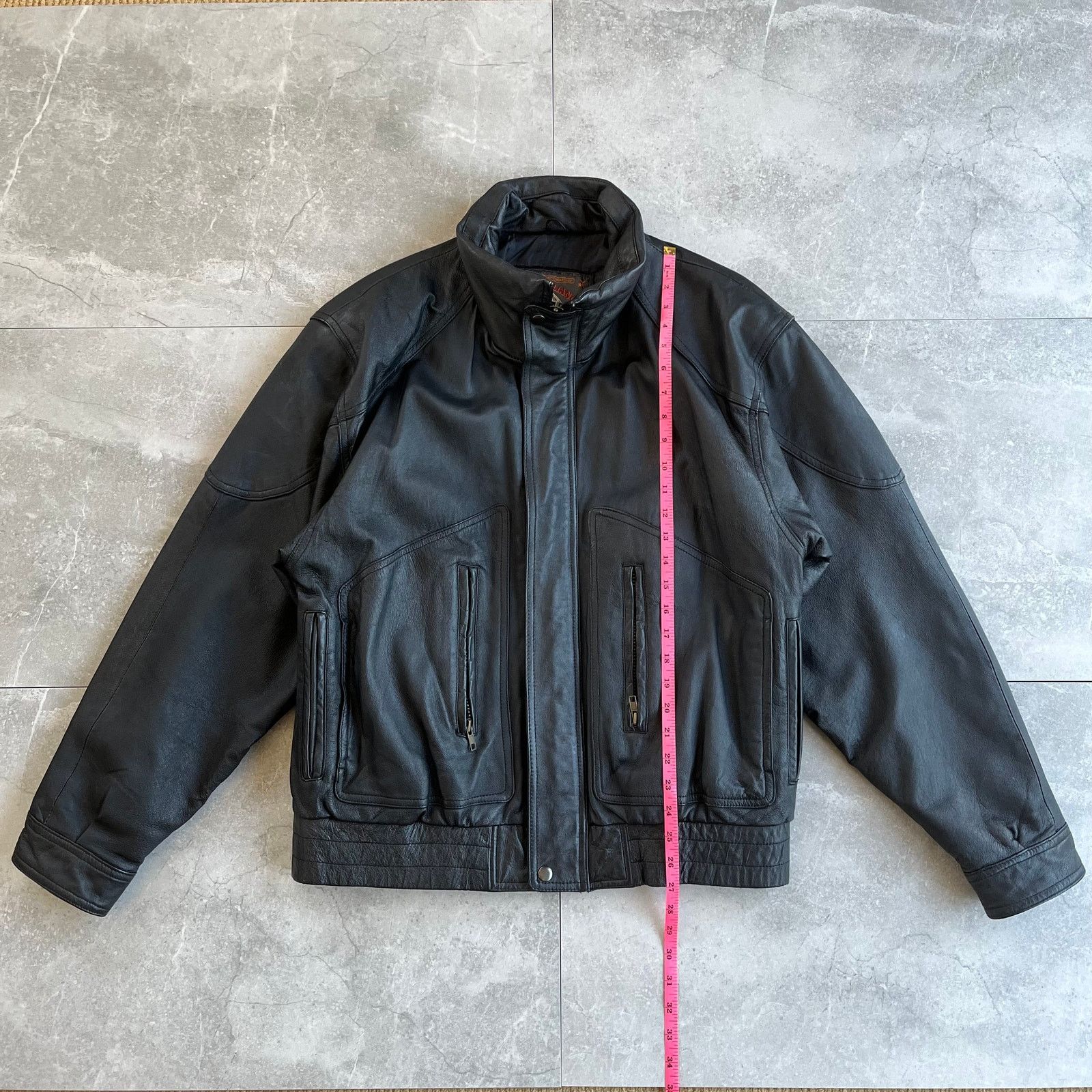 John Varvatos × Vintage world alliance authentic vintage leather jacket Size US L / EU 52-54 / 3 - 4 Thumbnail