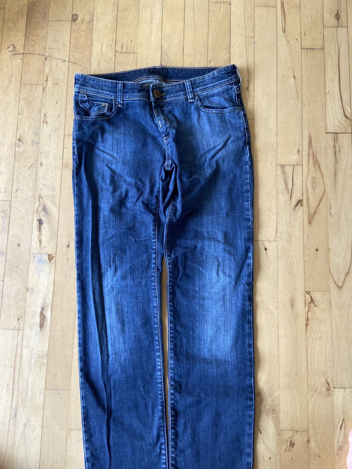 Armani Armani jeans with metal logo Size US 28 / EU 44 - 3 Thumbnail