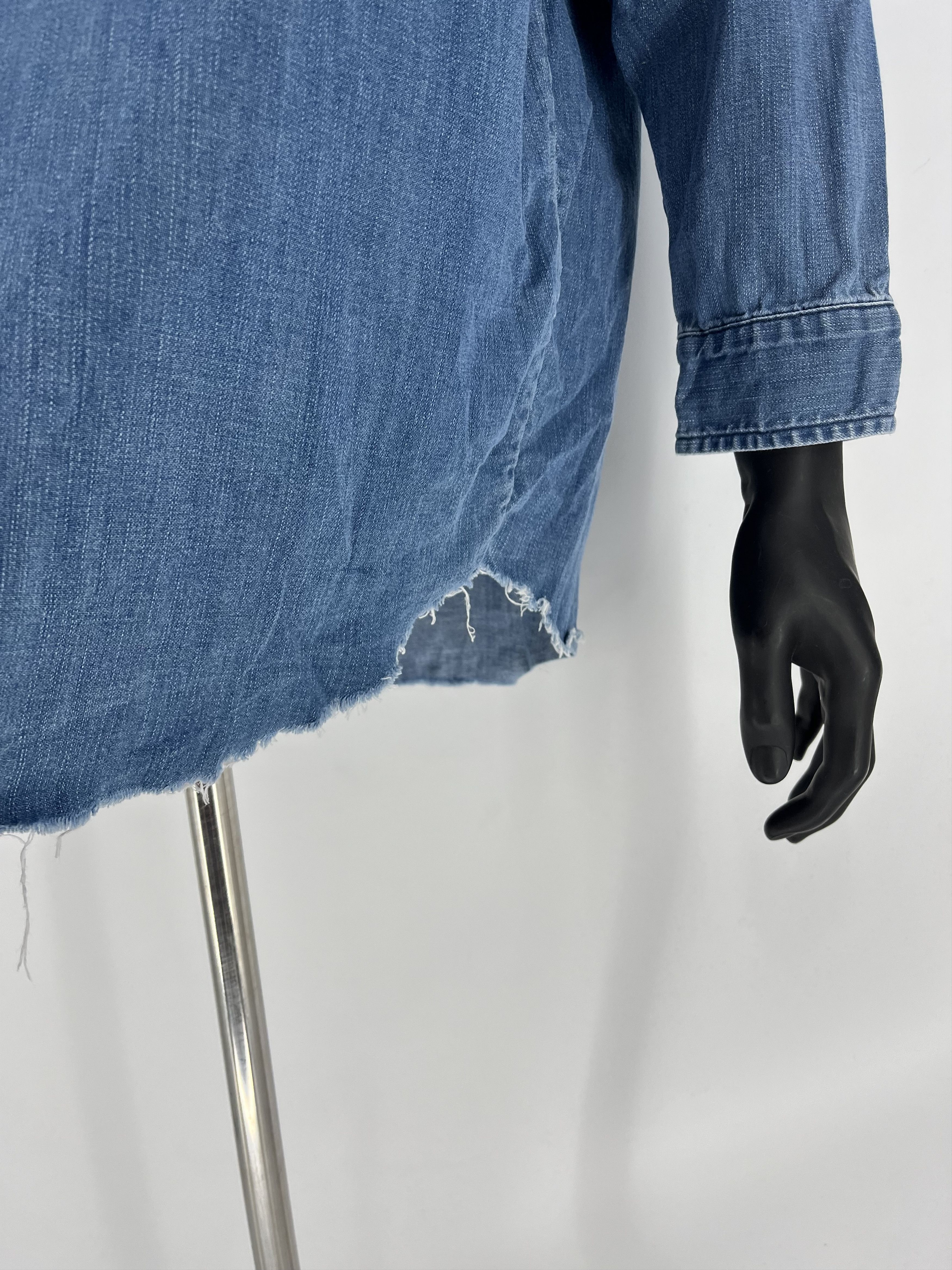 Carhartt Vintage Carhartt WIP Denim Weldon Shirt Washed Blue Size US M / EU 48-50 / 2 - 9 Thumbnail