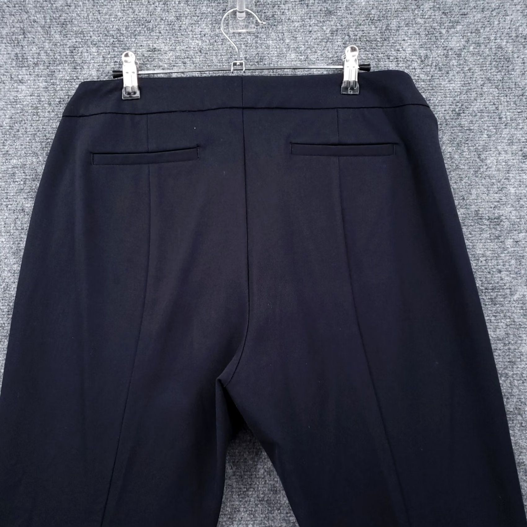 Vintage ecru Pants Womens 14 Blue Stills Cropped High Rise Slim Straight Ankle Zip Flat Size 36" / US 14 / IT 50 - 6 Thumbnail