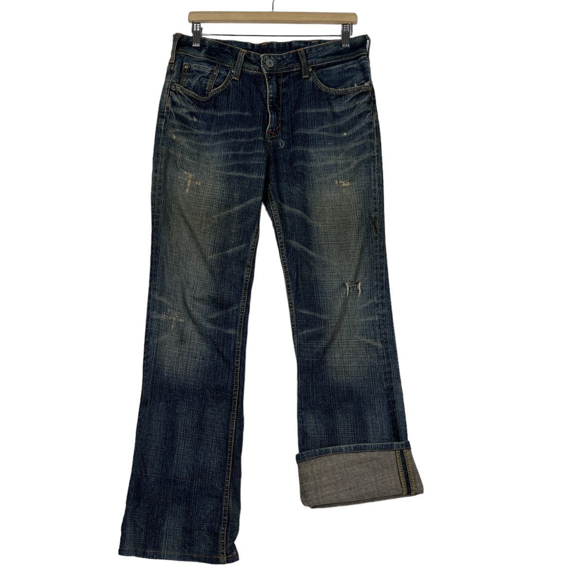 Japanese Brand 🔥 FLARE DENIM CRAFT Size US 32 / EU 48 - 11 Thumbnail