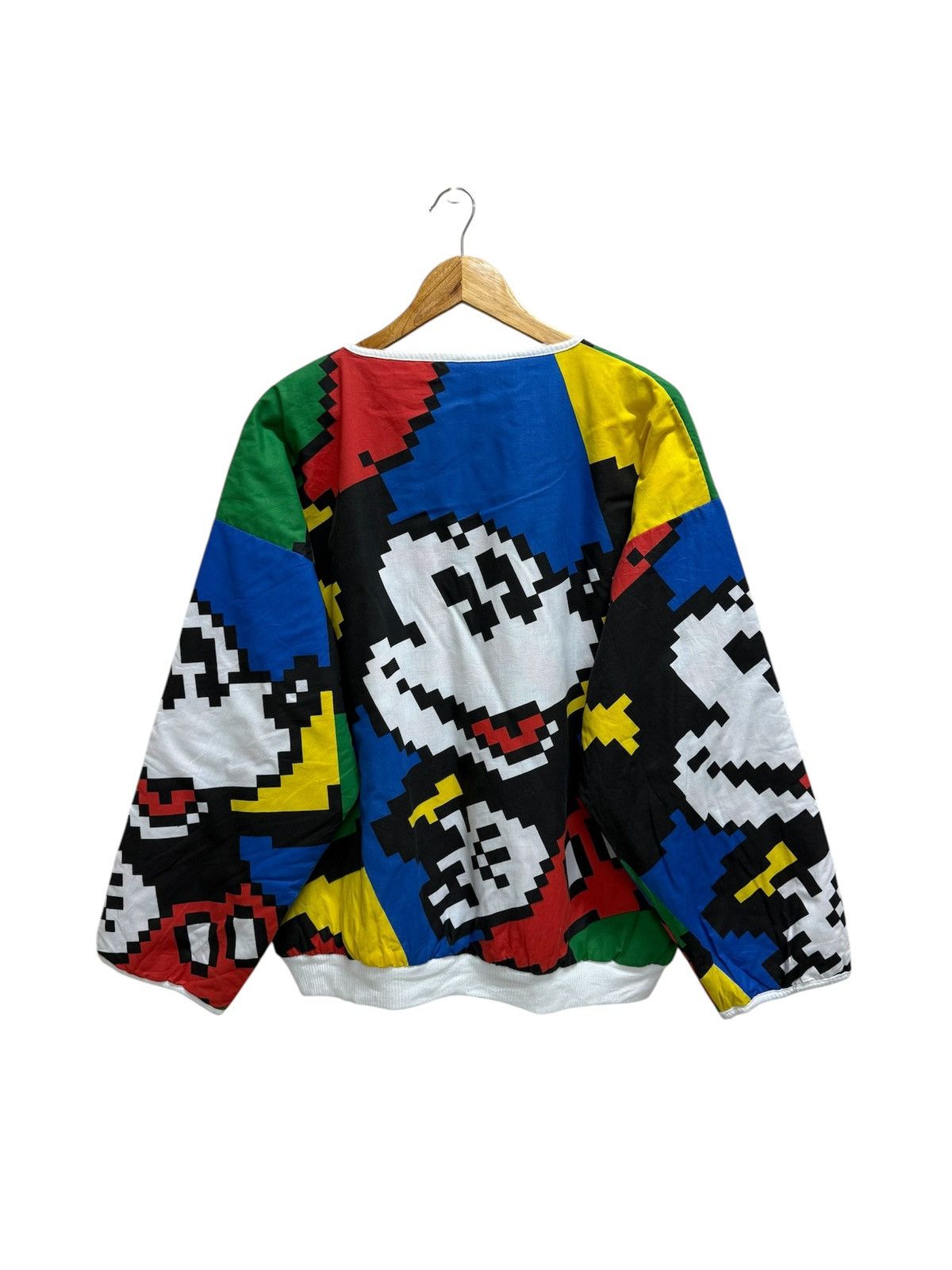 Mickey Mouse Vintage 90s Mickey Mouse Alloverprint Riversible Sweatshirt Size US XL / EU 56 / 4 - 2 Thumbnail
