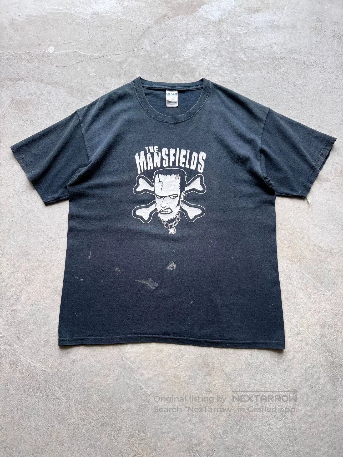 Vintage Vintage 90s The Mansfields Band Tee. Size US L / EU 52-54 / 3 - 1 Thumbnail