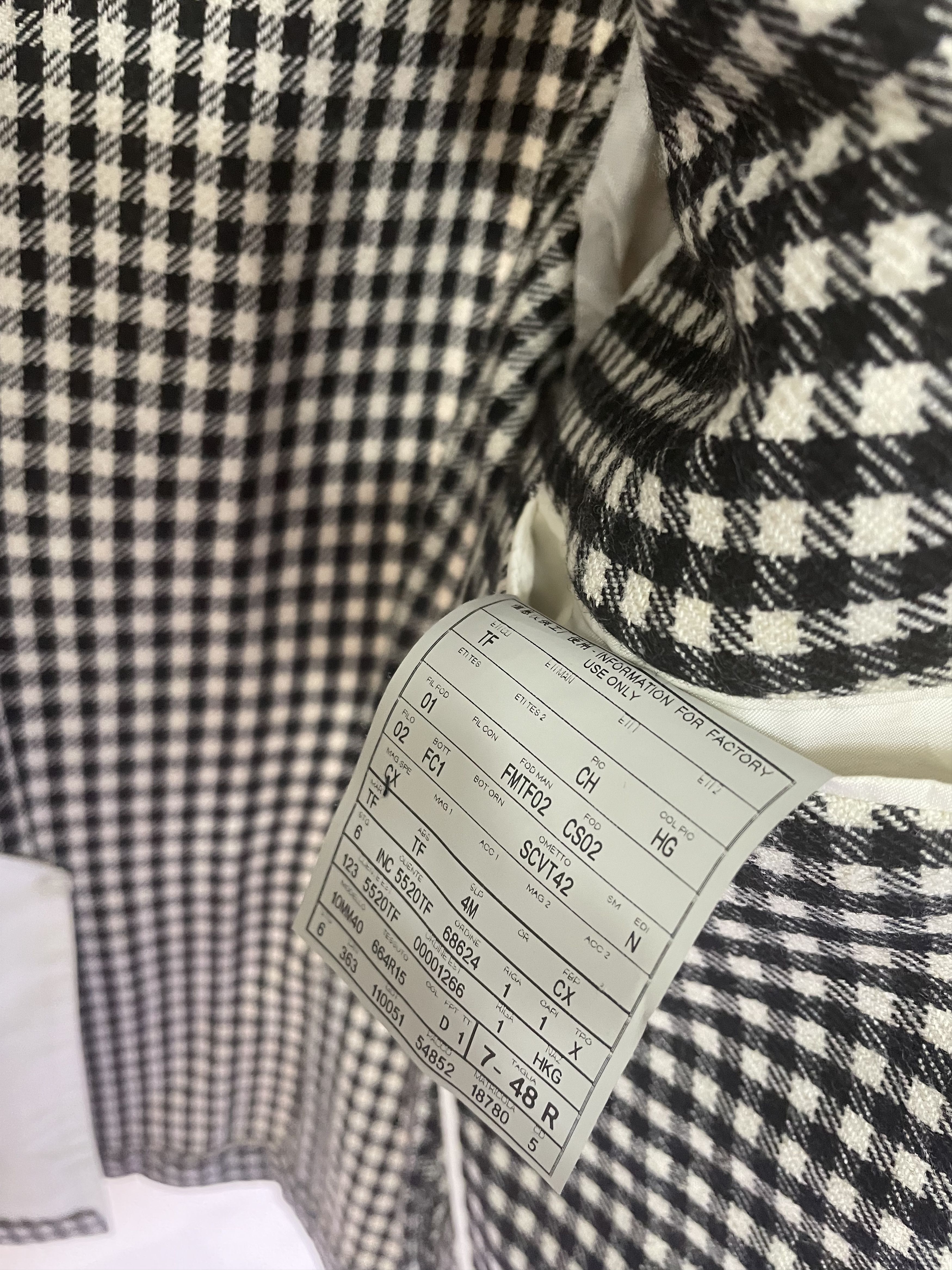 Tom Ford TOM FORD GINGHAM CHECK BLAZER Size US M / EU 48-50 / 2 - 7 Thumbnail