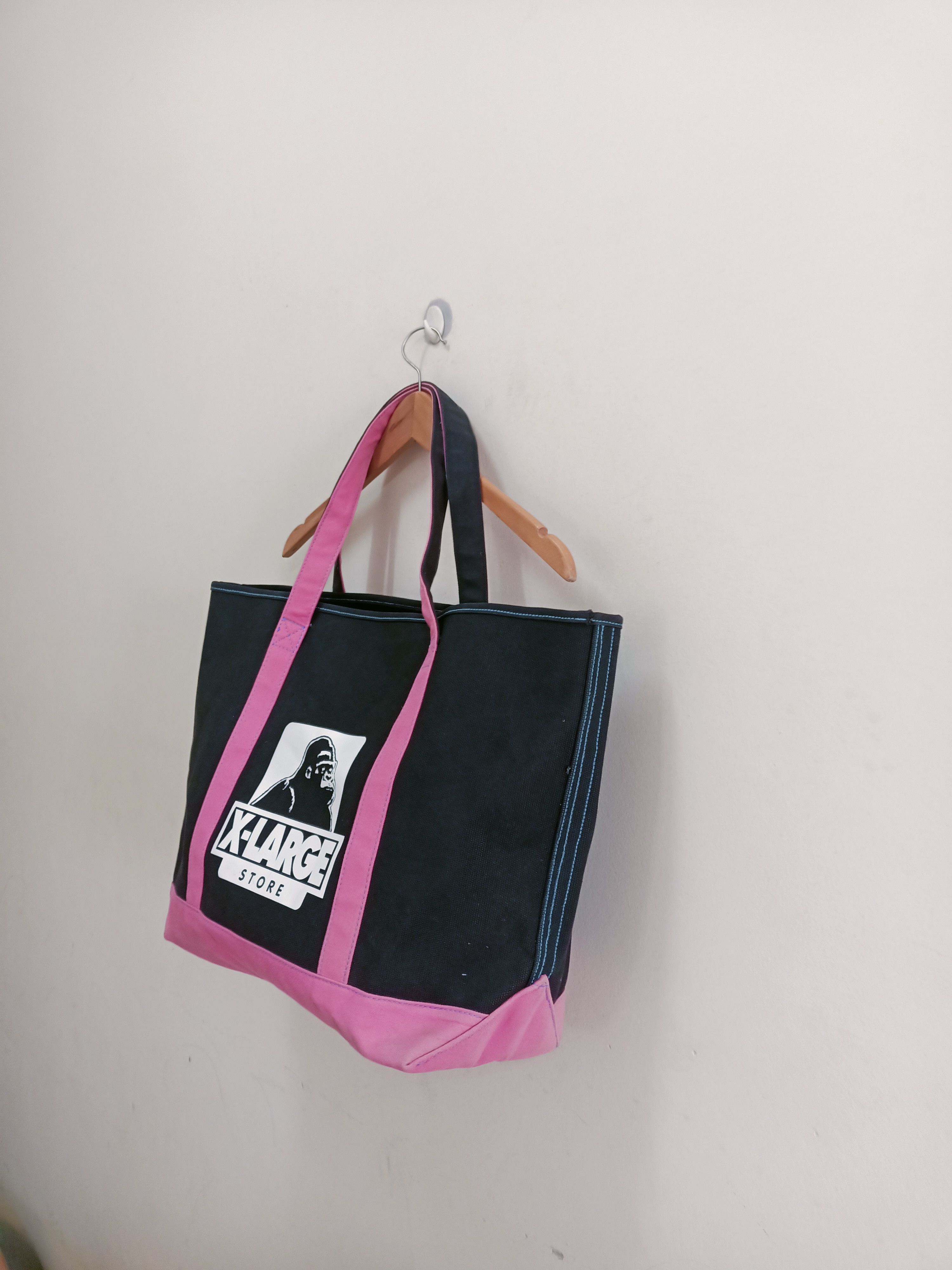 Japanese Brand X-Large Store hard canvas tote bag Size ONE SIZE - 5 Thumbnail