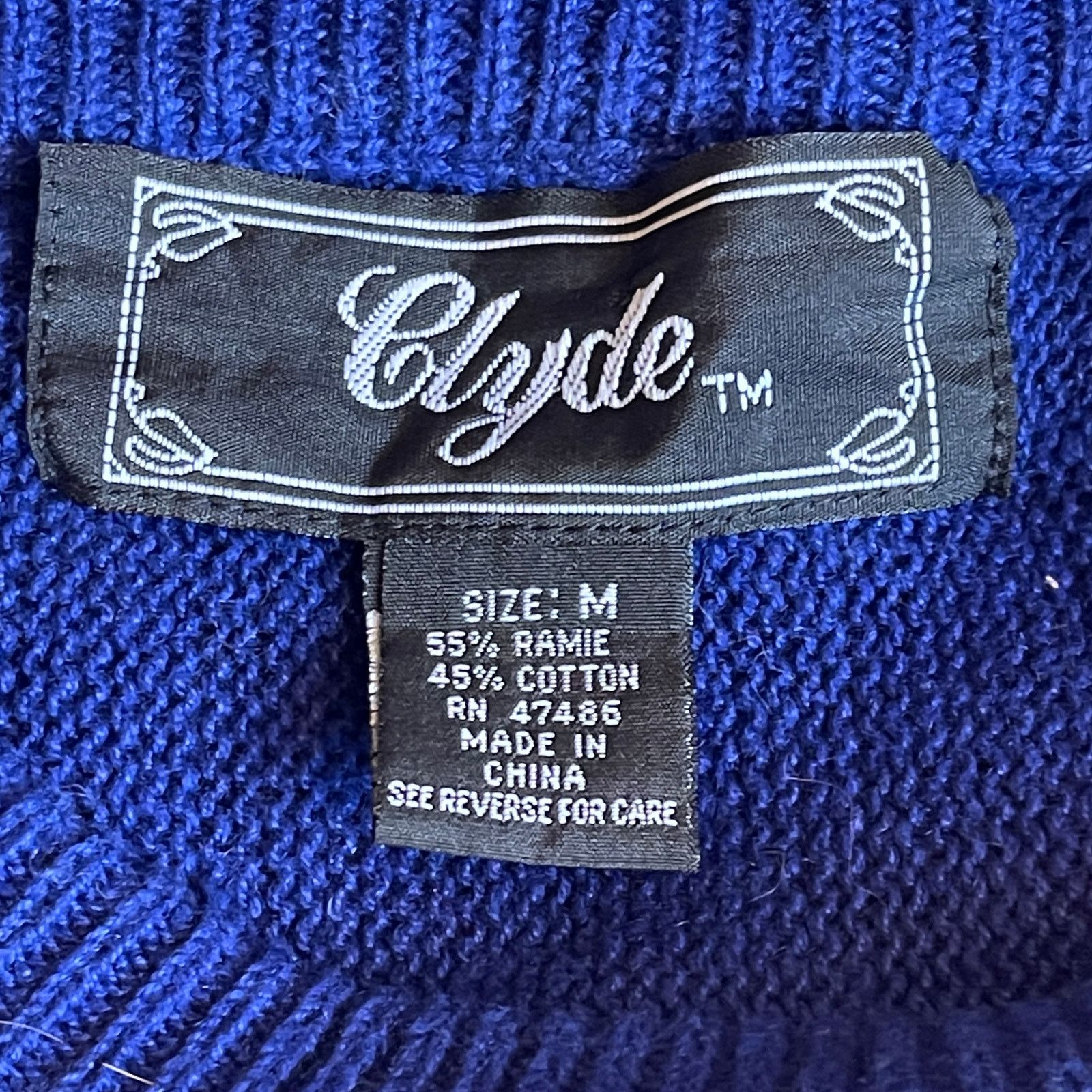 Other VINTAGE 80s Clyde Sequined Batwing Sweater Size Medium Size M / US 6-8 / IT 42-44 - 4 Thumbnail