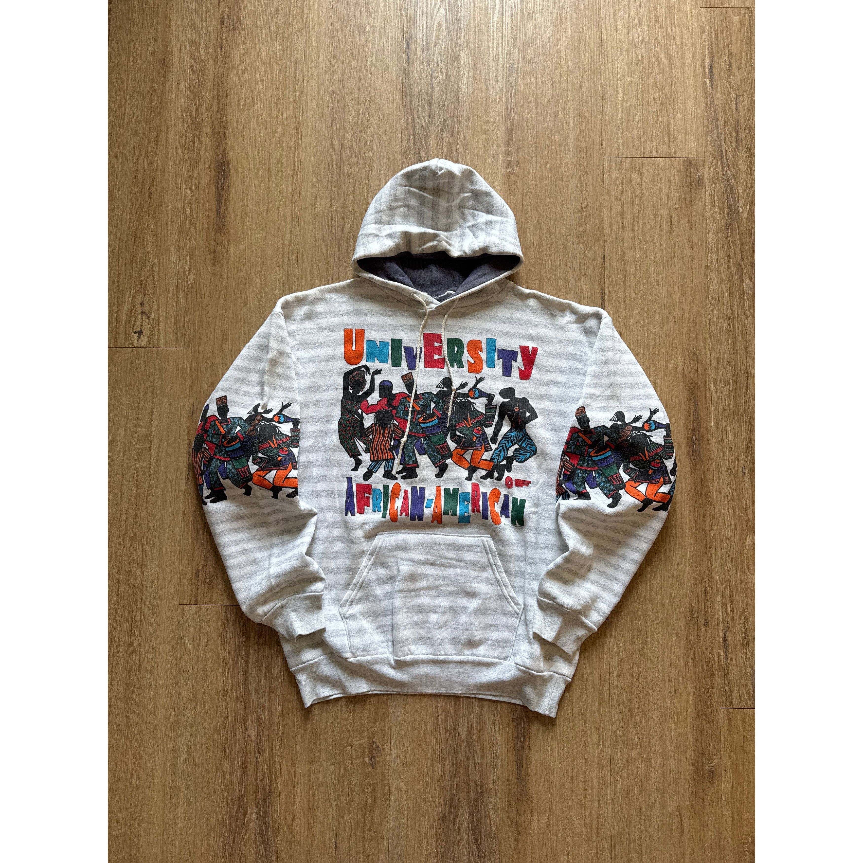 Vintage Vintage University Of African American HBCU Hoodie Size US XL / EU 56 / 4 - 1 Thumbnail