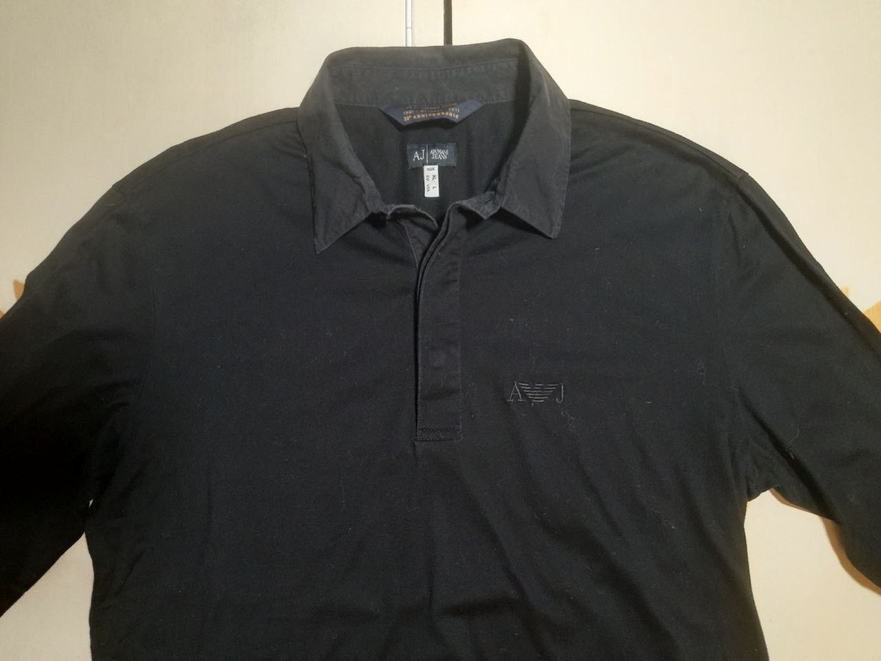 Armani × Emporio Armani × Giorgio Armani Armani Jeans Long Sleeve Polo Shirt Size US L / EU 52-54 / 3 - 2 Thumbnail