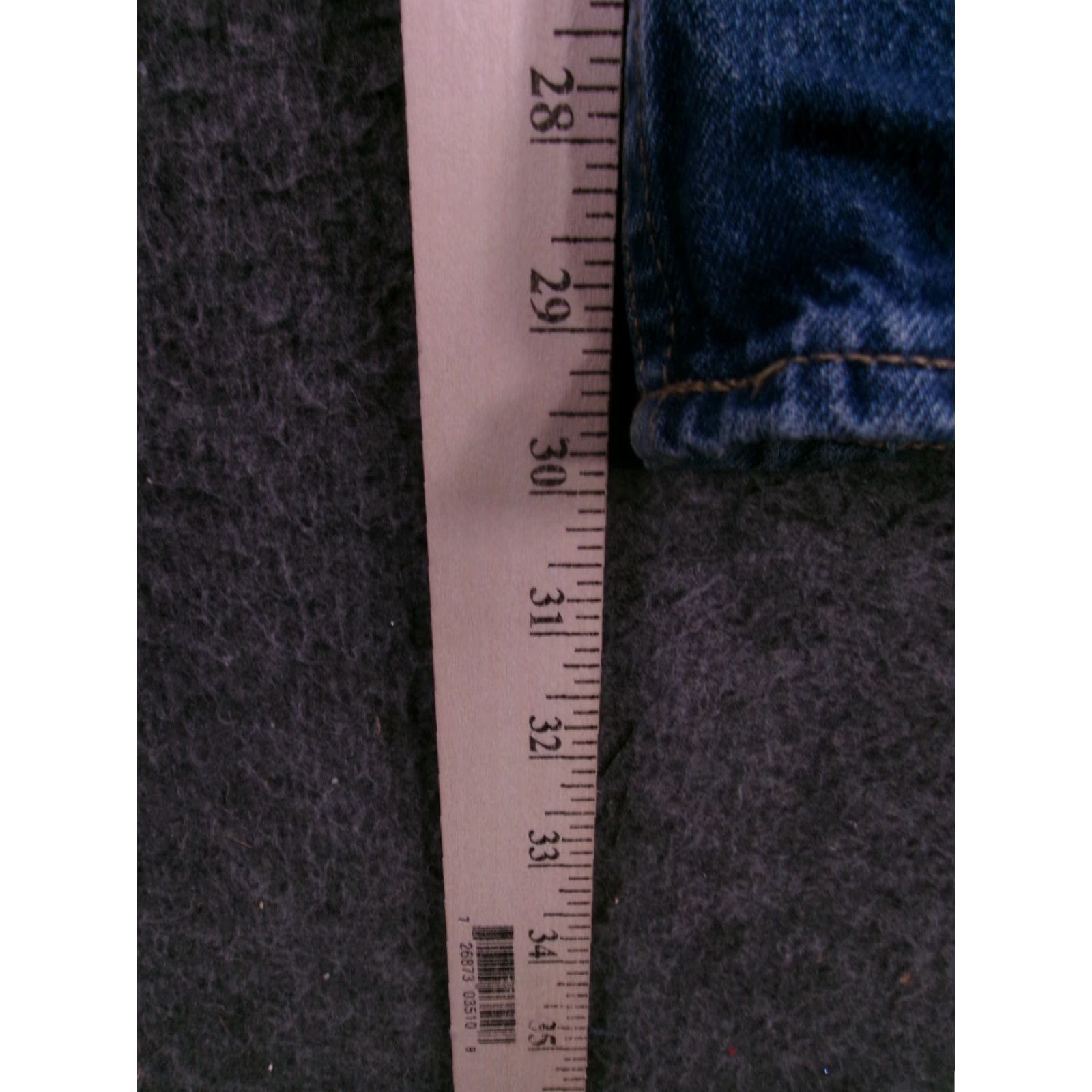 Old Navy Old Navy Jeans Men 29x30 Blue Straight Leg Regular Fit Medium Wash Distressed 90s Size US 29 - 6 Thumbnail