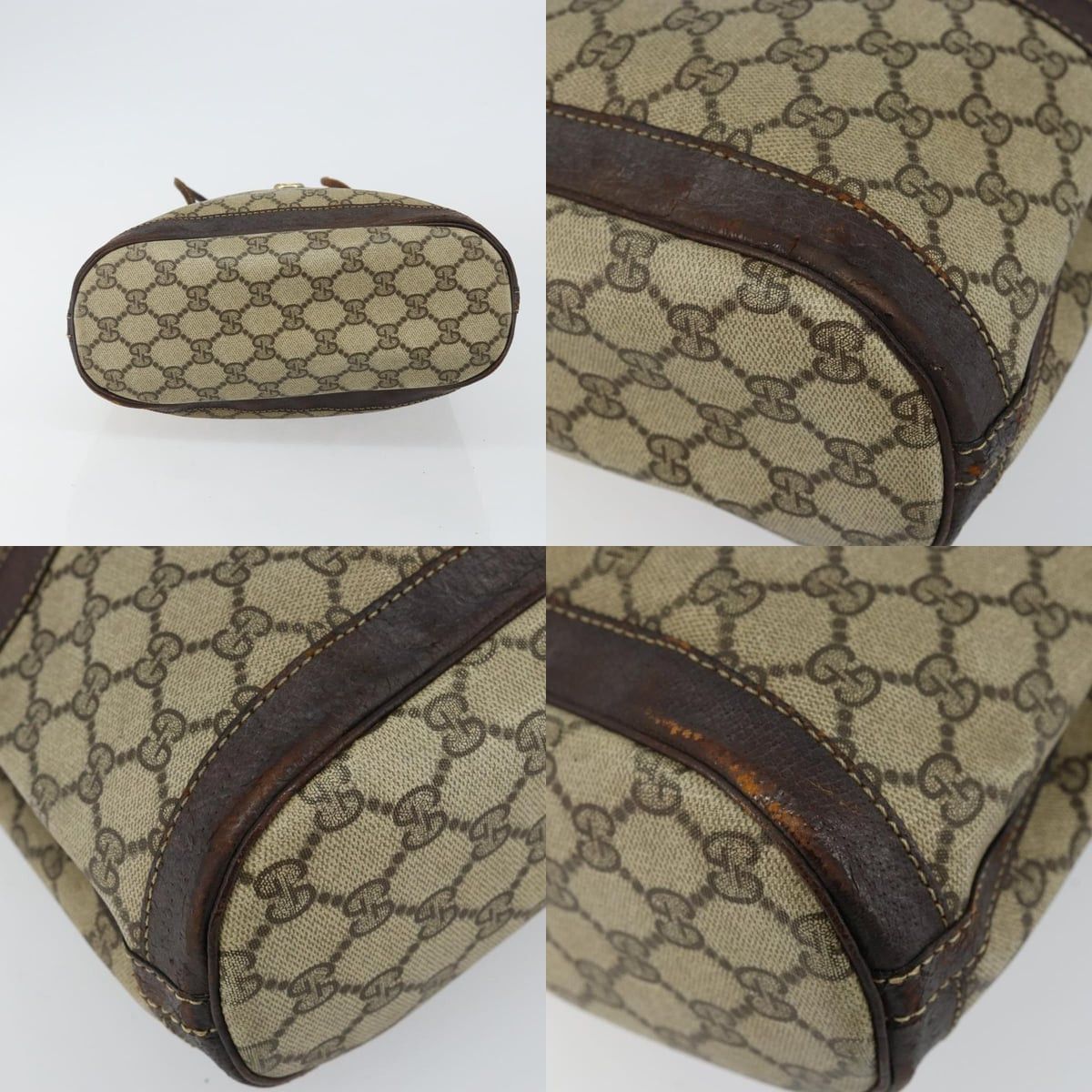 Gucci GUCCI GG Supreme Shoulder Bag Pvc Beige Gold Size ONE SIZE - 10 Thumbnail