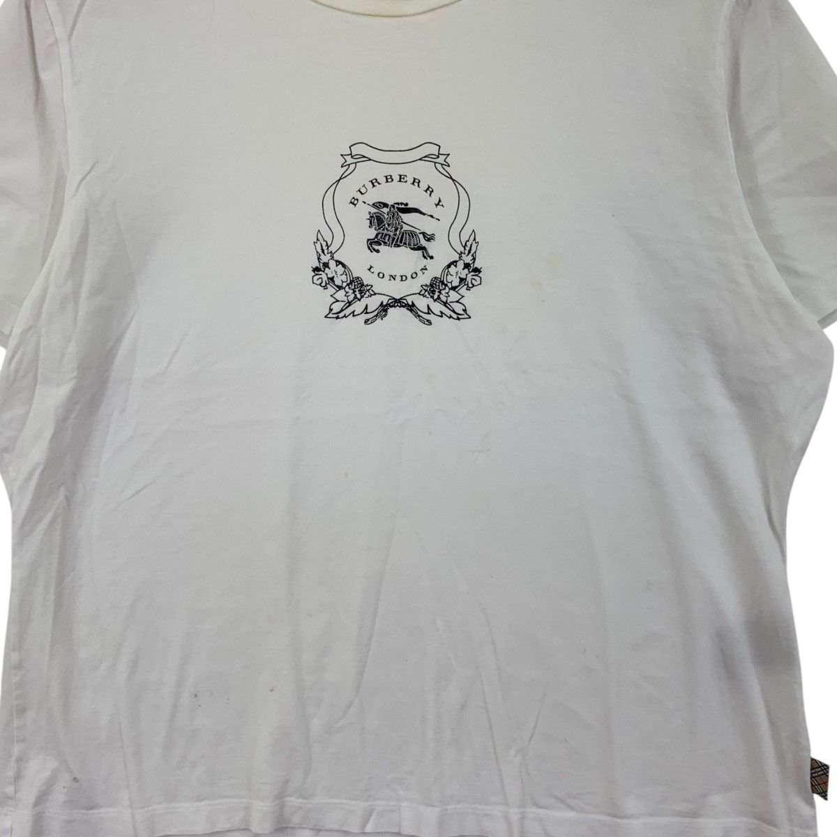 Burberry BURBERRY LONDON PRORSUM Crest Logo Brit Tee Shirt Top Size XL / US 12-14 / IT 48-50 - 3 Thumbnail