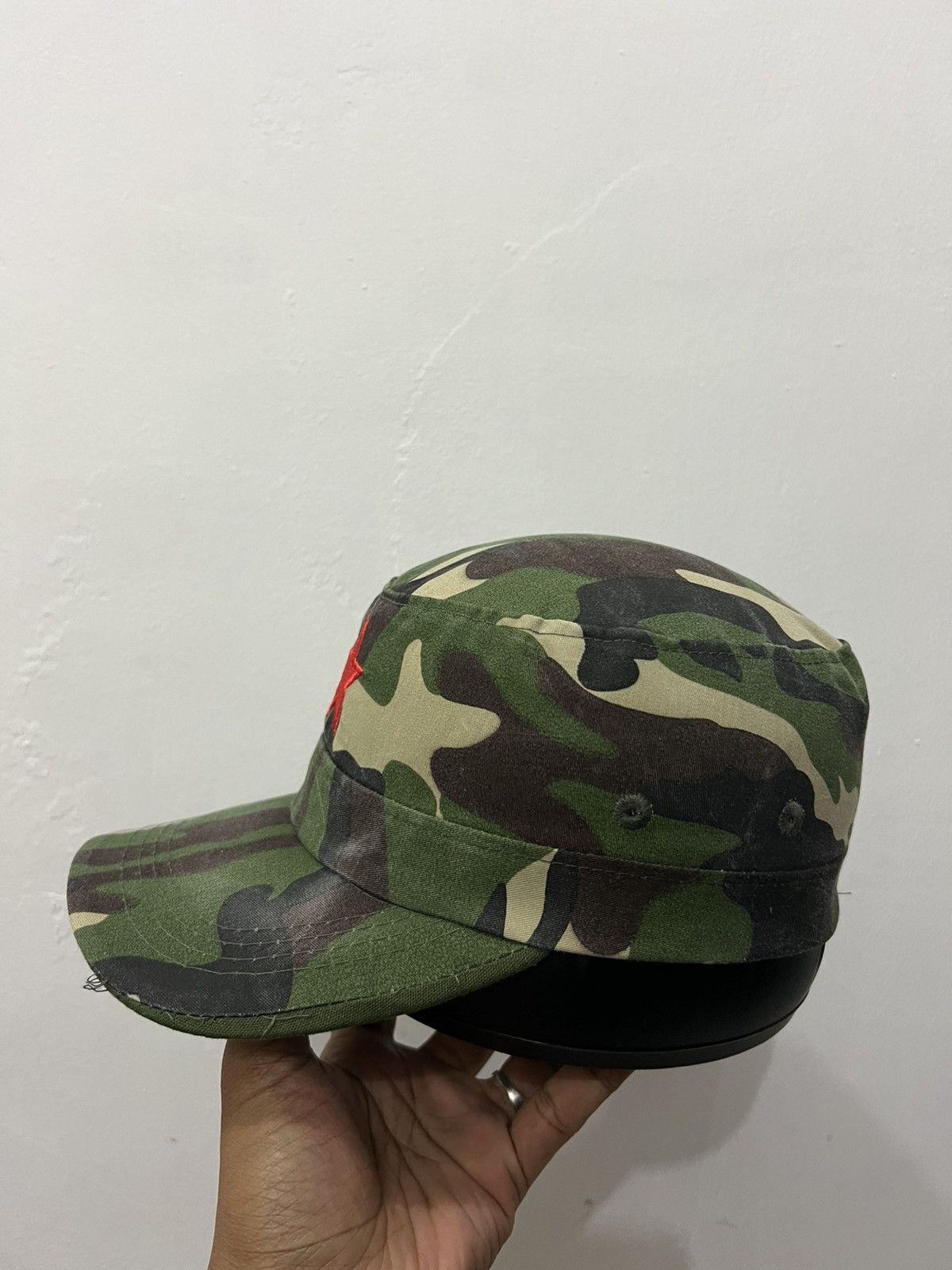 Vintage Vintage Military Camouflage Patrol Cap Size ONE SIZE - 3 Thumbnail