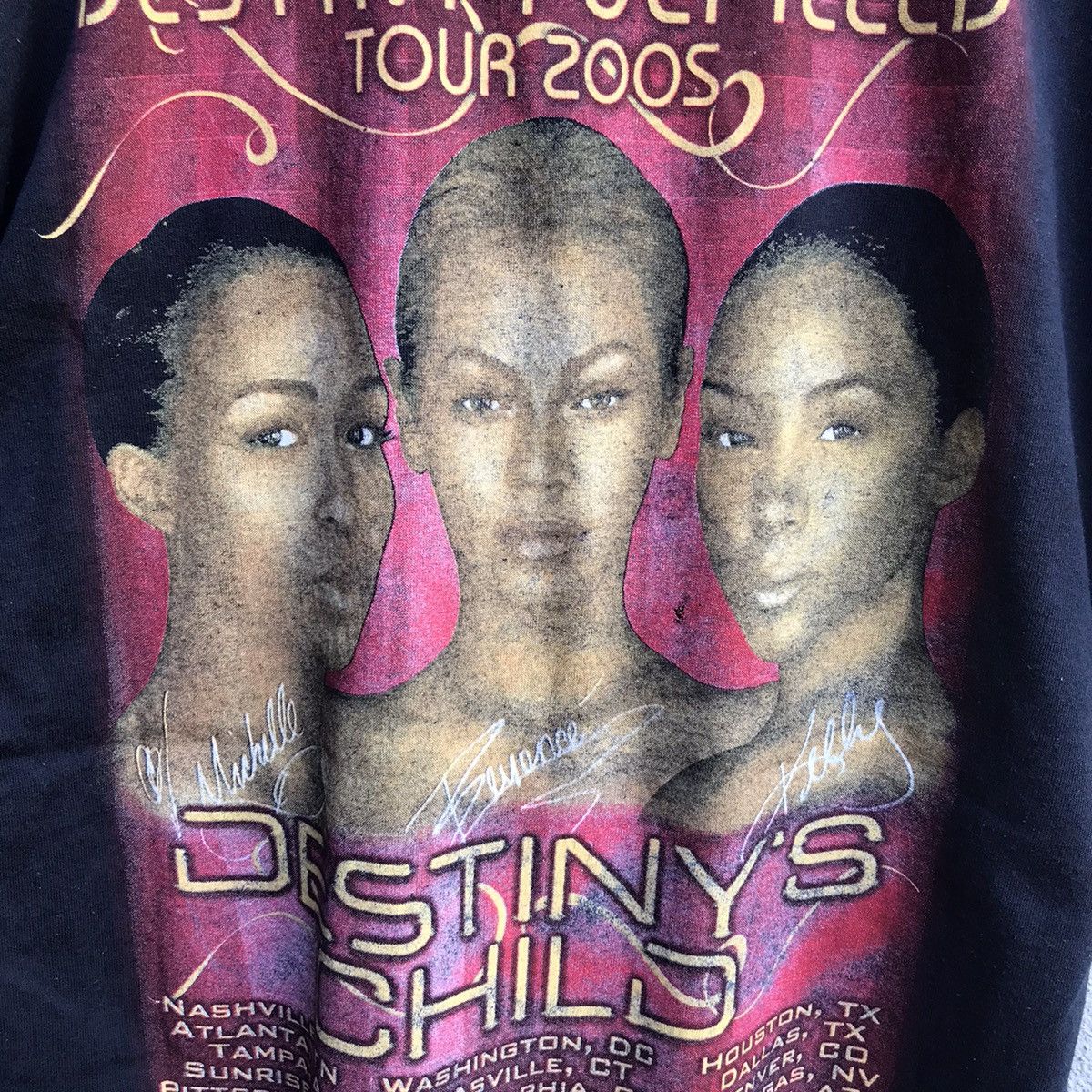Rap Tees Vintage DESTINYS CHILD rap tee tour rnb Size US M / EU 48-50 / 2 - 5 Thumbnail