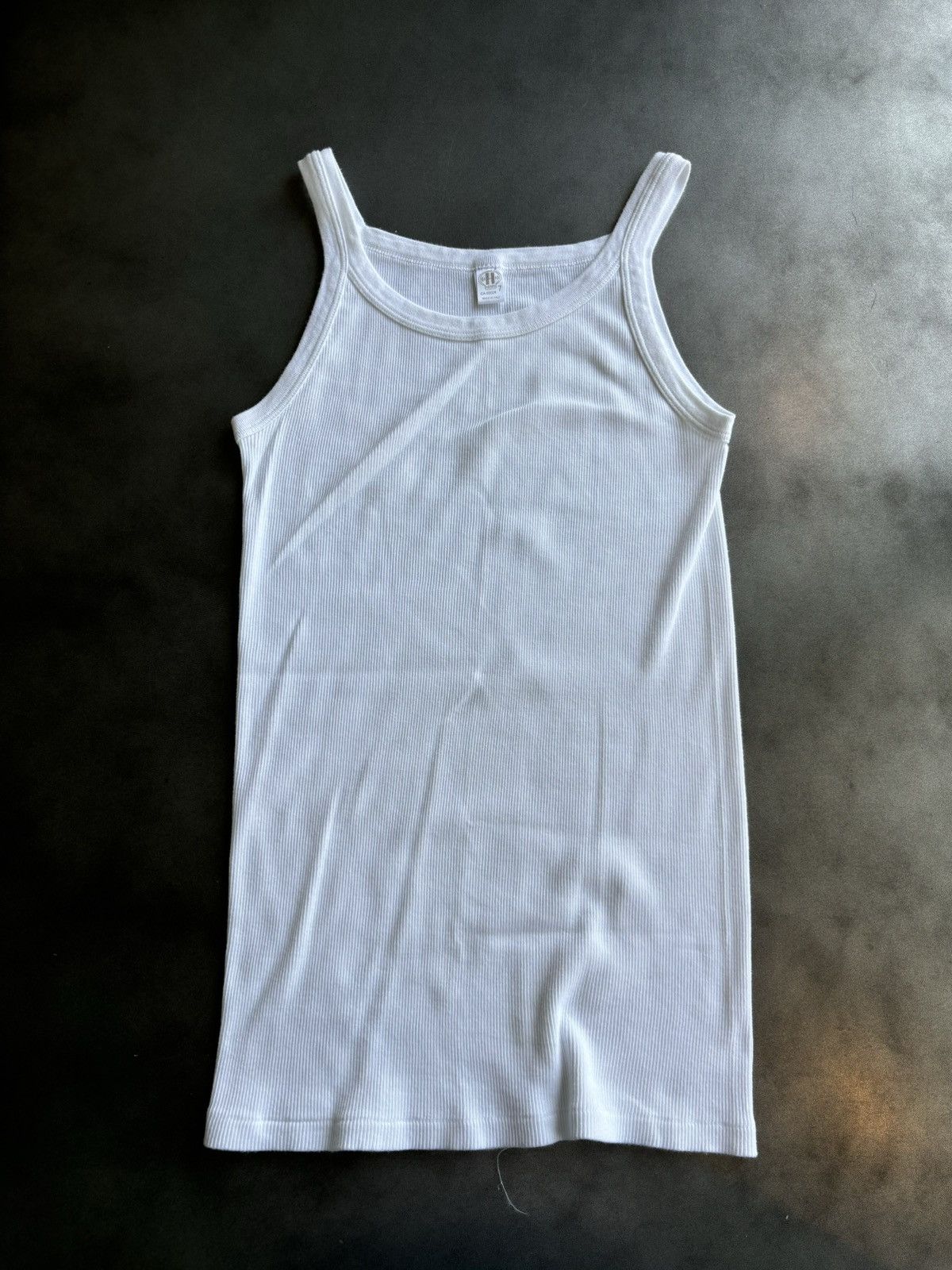 Hanes × Vintage Vintage Tank Top Henri Italy Ribbed Cotton Undershirt Wife Size US M / EU 48-50 / 2 - 2 Thumbnail