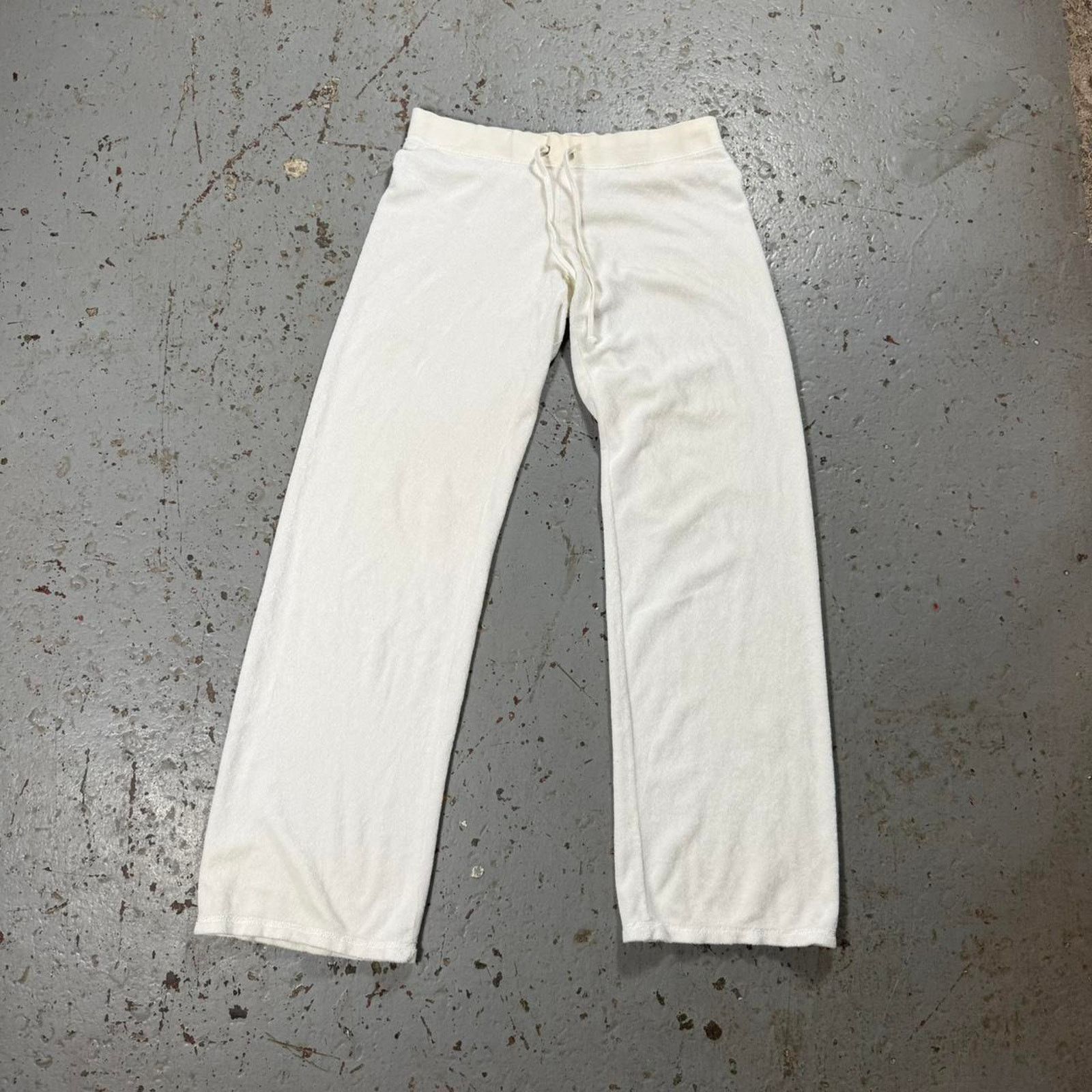 Juicy Couture White juicy couture velvet sweatpants Size 30" / US 8 / IT 44 - 1 Thumbnail