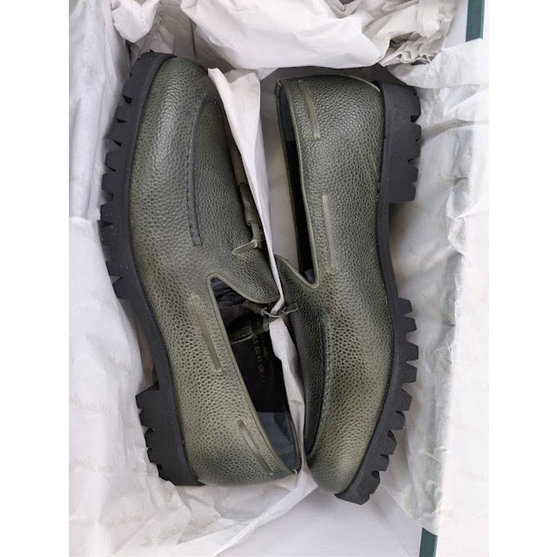 Aime Leon Dore o1rshd1 Leather Tassel Loafers Boots in Green Size US 8.5 / EU 41-42 - 20 Thumbnail
