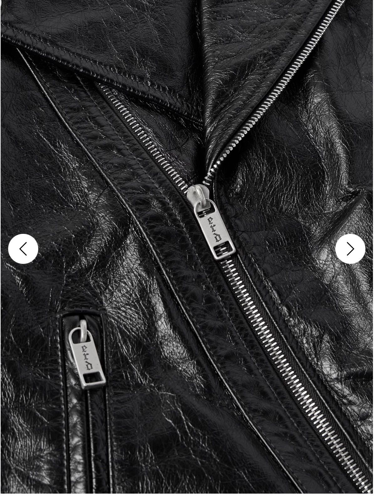 Enfants Riches Deprimes ENFANTS RICHES DÉPRIMÉS Distressed Leather Biker Jacket Size US M / EU 48-50 / 2 - 11 Thumbnail