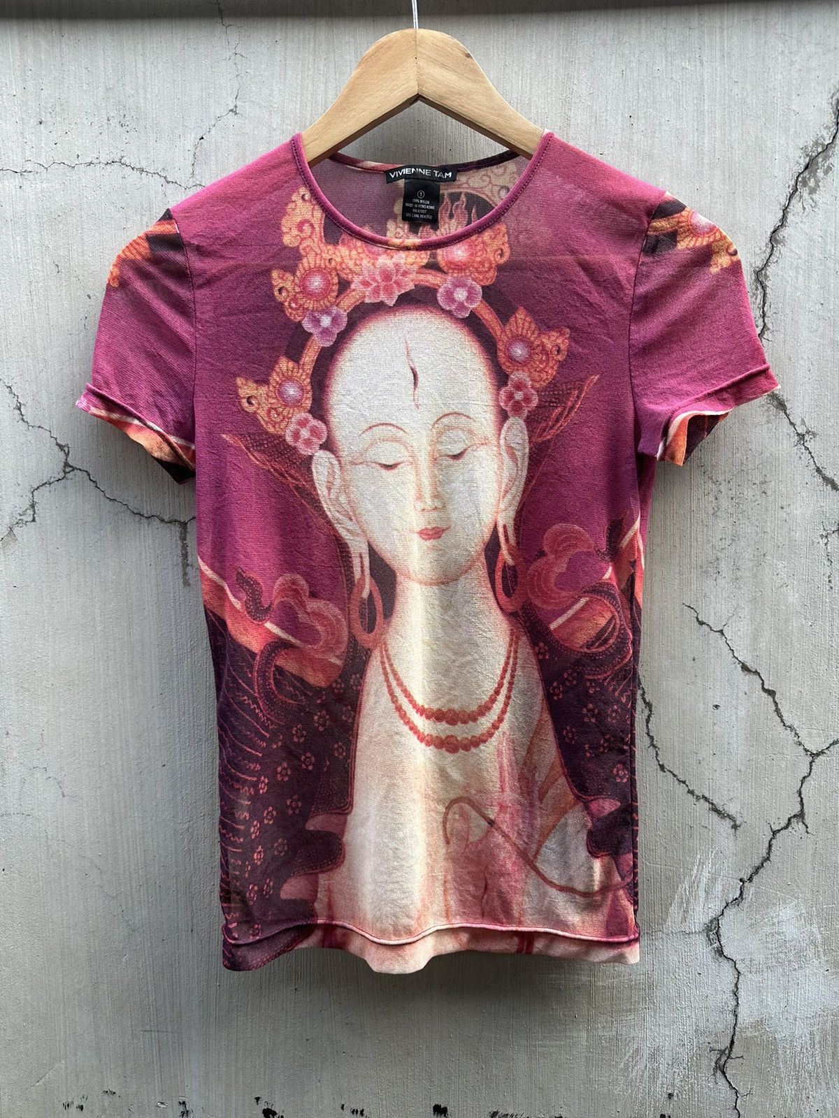 Vivienne Tam Guanyin Sheer Mesh top