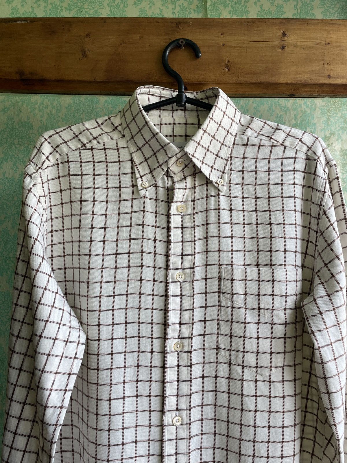 Ermenegildo Zegna Ermenegildo Zegna Men’s 40 / 15 3/4 Cotton Cashmere Shirt Size US M / EU 48-50 / 2 - 2 Thumbnail