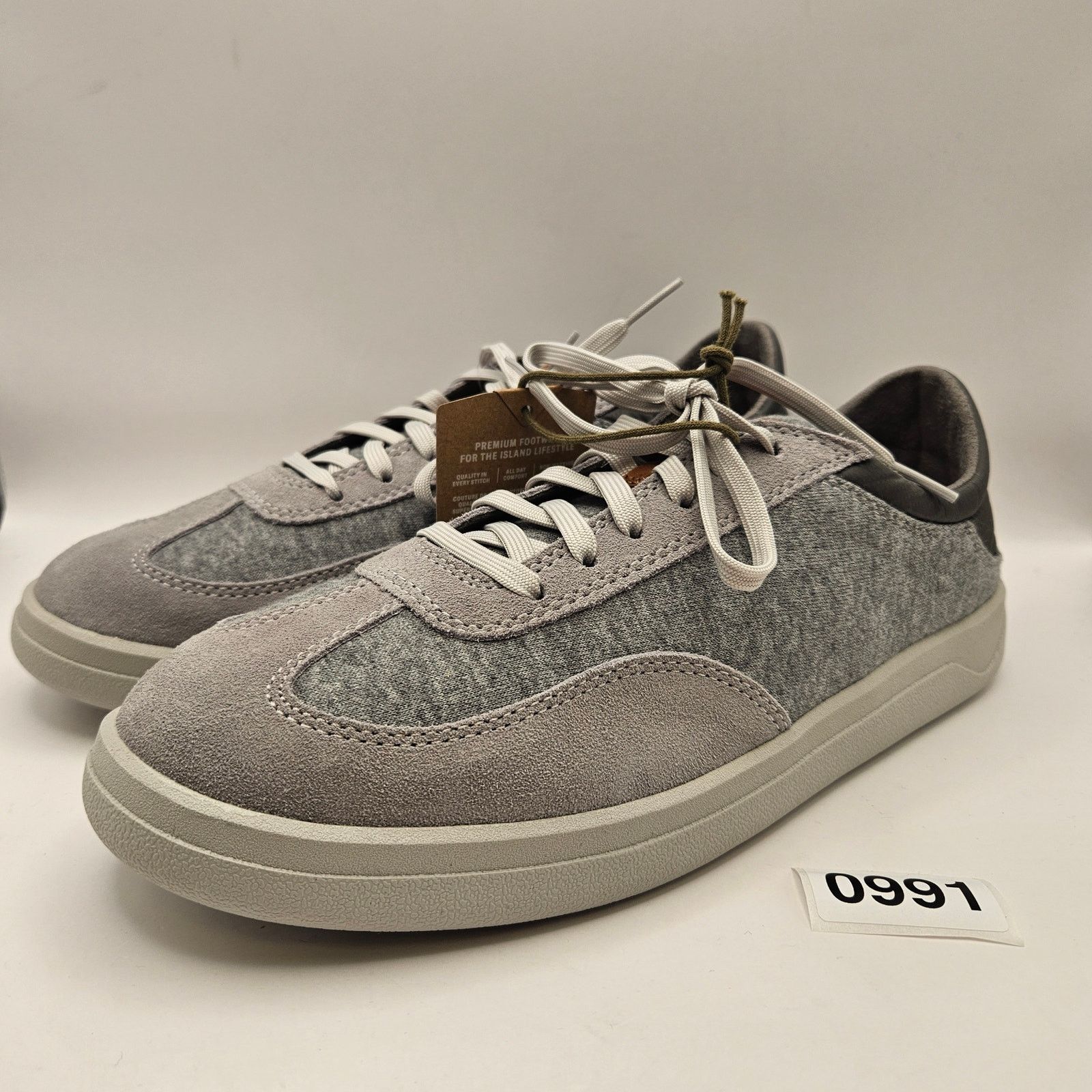 Olukai OLUKAI MEN'S 9 PULIKI 10528 POI CHARCOAL MSRP $140 NWOB Size US 9 / EU 42 - 1 Thumbnail