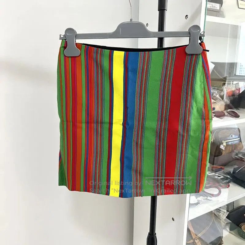 Versace Versace Multicolor Summer Mini Skirt XS . Size 22" - 3 Thumbnail