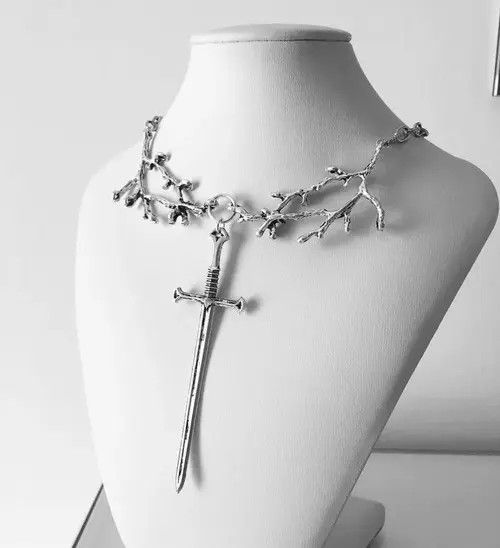 Other tree branch chain sword pendant necklace Size ONE SIZE - 1 Thumbnail