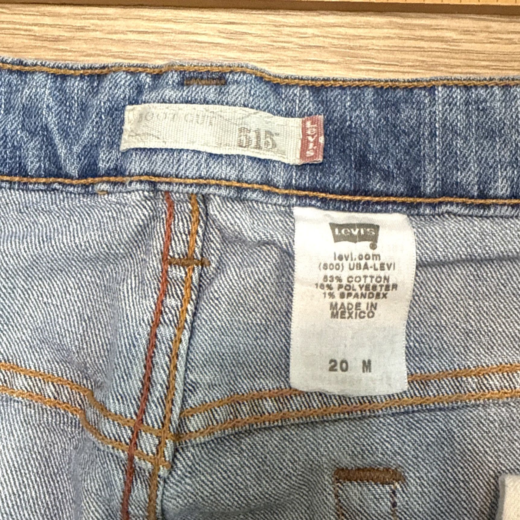 Levi's Levi's 515 Women's Jeans Size 20 Plus High-Rise Blue Denim Bootcut Stretch Pants Size 42" / US 20 - 4 Thumbnail
