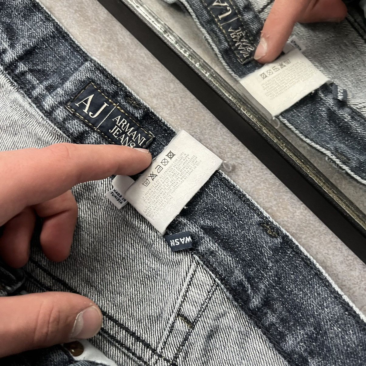 Armani ARMANI VINTAGE METAL LOGO JEANS IF SIX WAS NINE LGB GLAMOUR Size US 32 / EU 48 - 12 Thumbnail