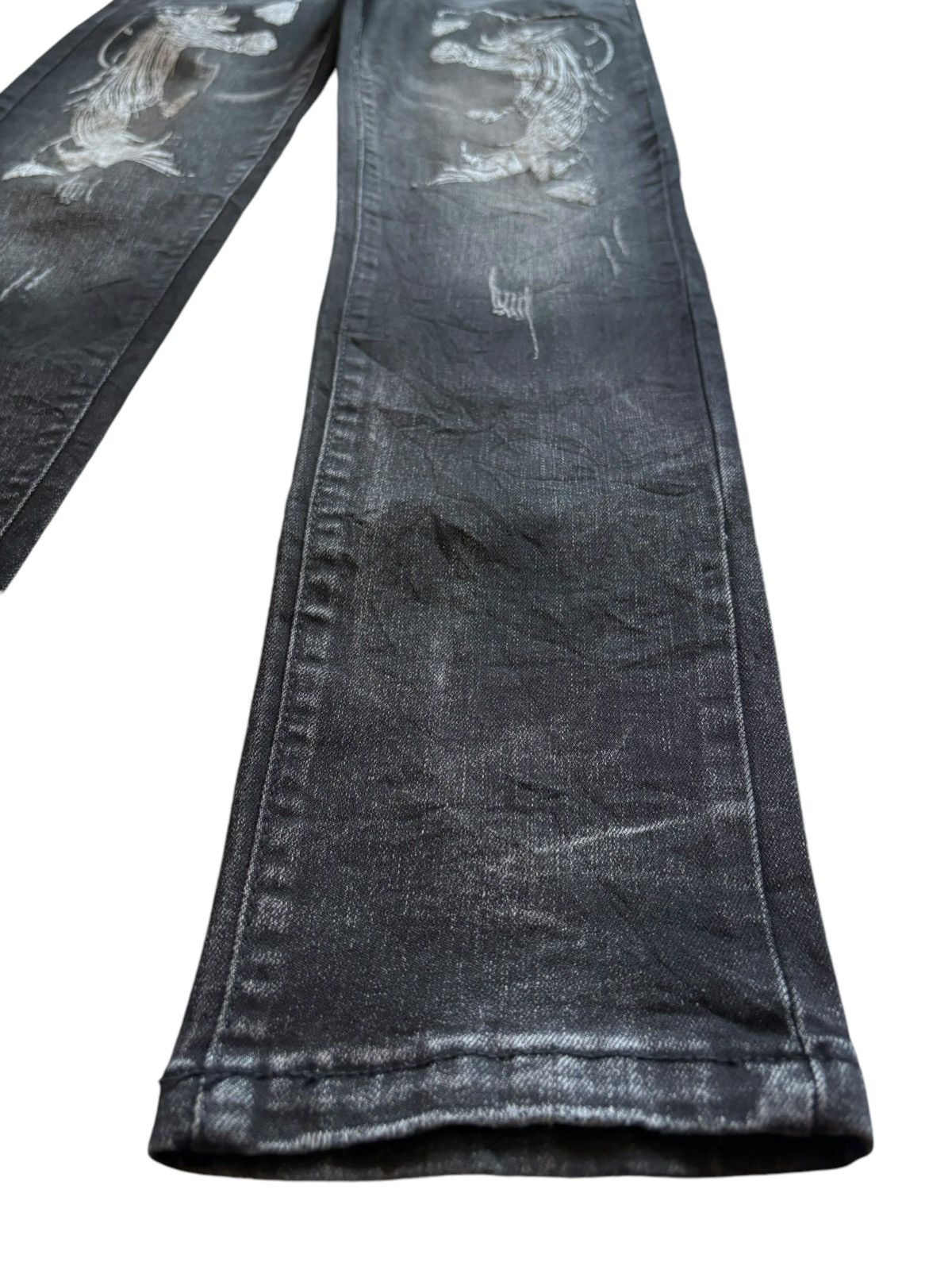Dsquared2 Vintage Dsquared "Twins Brothers" Distressed Skinny Jeans Size US 31 - 7 Thumbnail