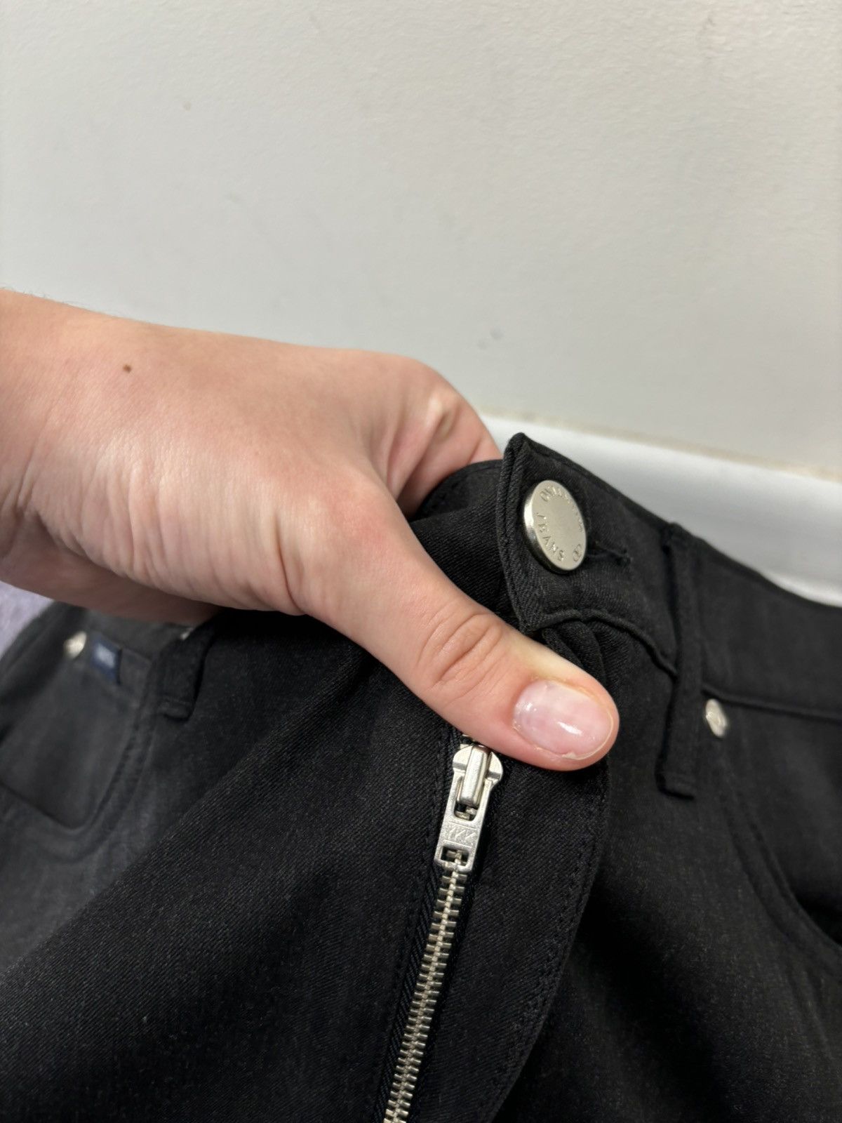 Valentino Vintage Valentino Women’s Straight Fit Black Pants Trousers Size 30" / US 8 / IT 44 - 8 Thumbnail