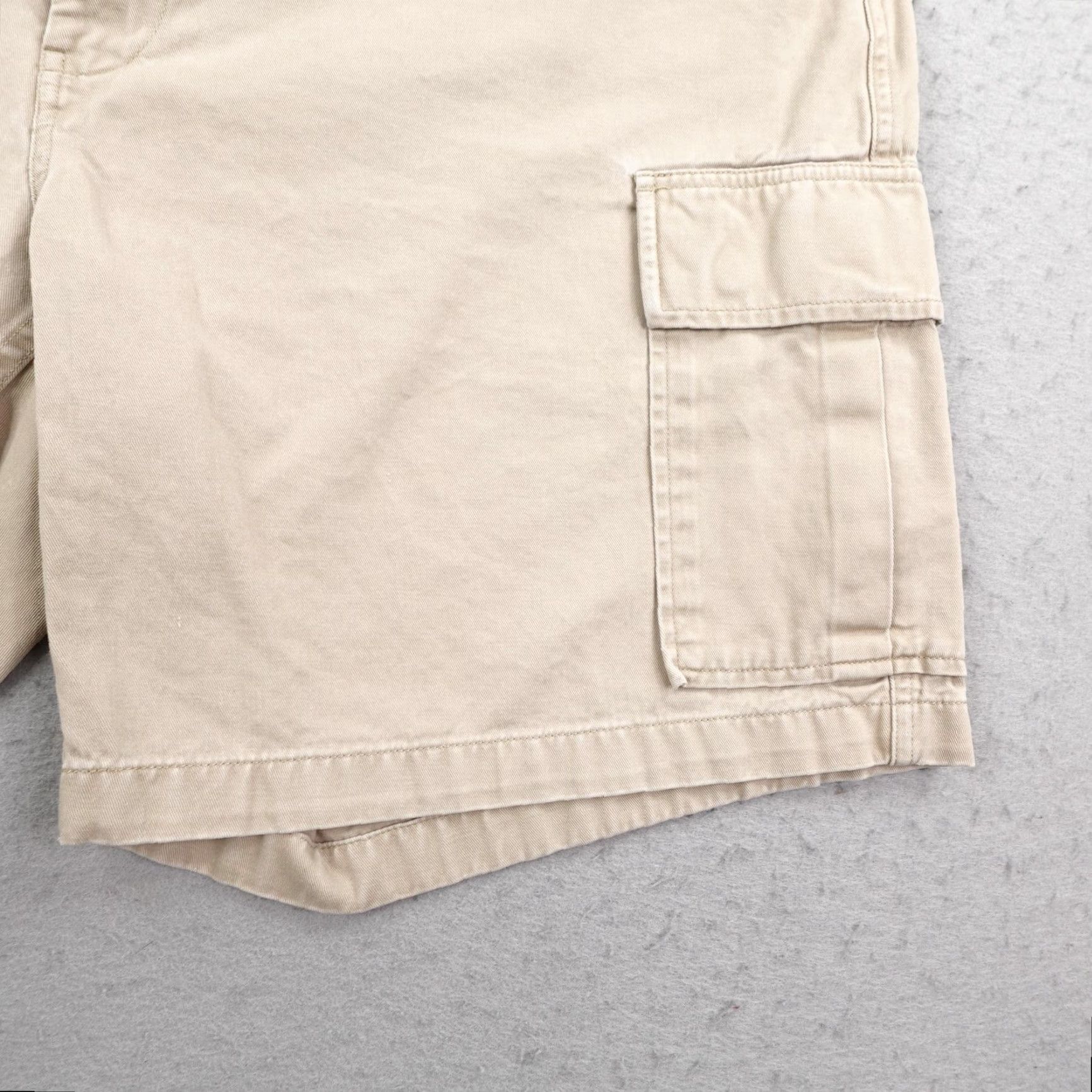 Polo Ralph Lauren VINTAGE Polo Ralph Lauren Shorts Cargo Men 40 Beige Cotton Belted Utility Cargo Shorts 9in Inseam Mens Size US L / EU 52-54 / 3 - 4 Thumbnail