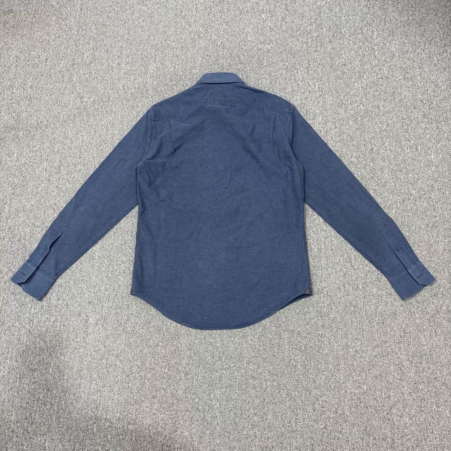 Louis Vuitton LV Blue Three Flower Long-Sleeve Shirt M 99 New Size US M / EU 48-50 / 2 - 2 Thumbnail