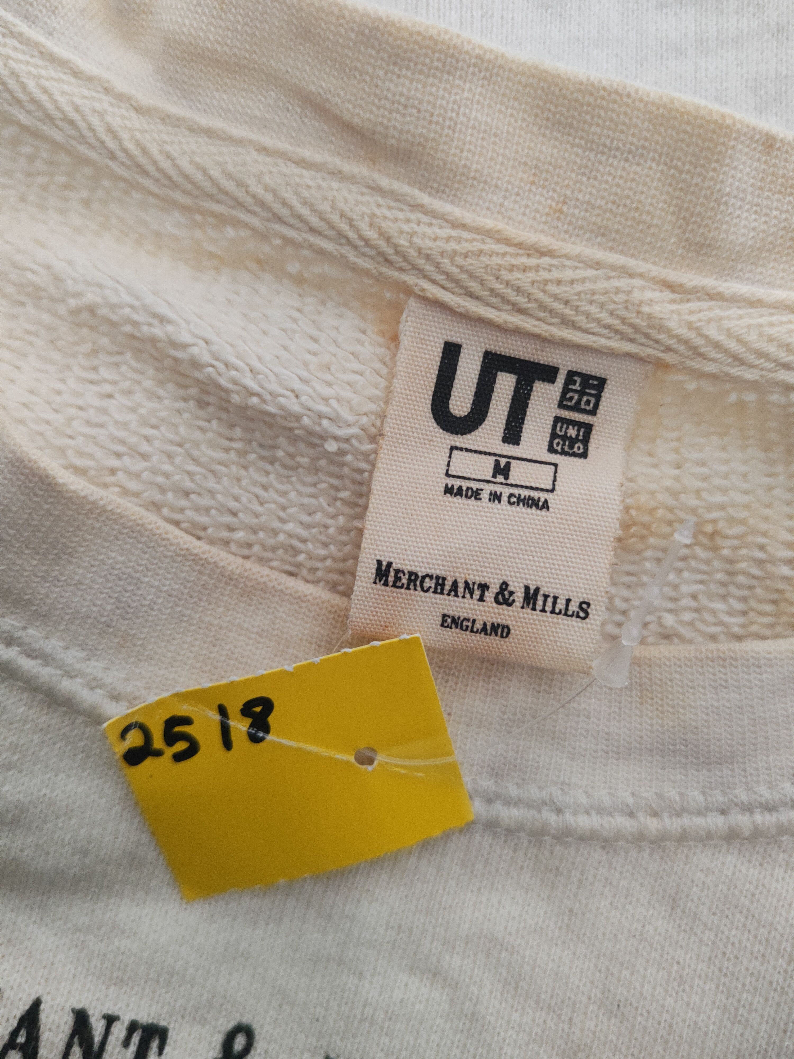 Japanese Brand × Vintage DL Uniqlo X Merchant & Mills england Ivory Sweatshirts #2518 Size M / US 6-8 / IT 42-44 - 14 Thumbnail