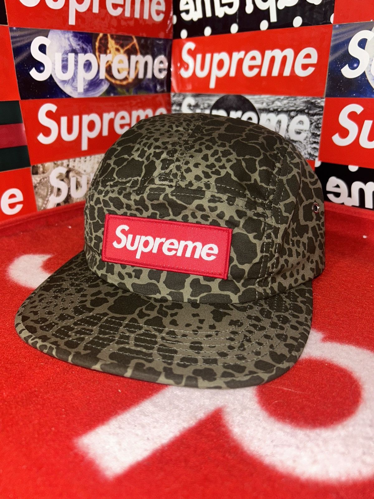 Supreme Supreme Giraffe 5 Panel Camp Cap SS12 RARE HAT Size ONE SIZE - 8 Thumbnail