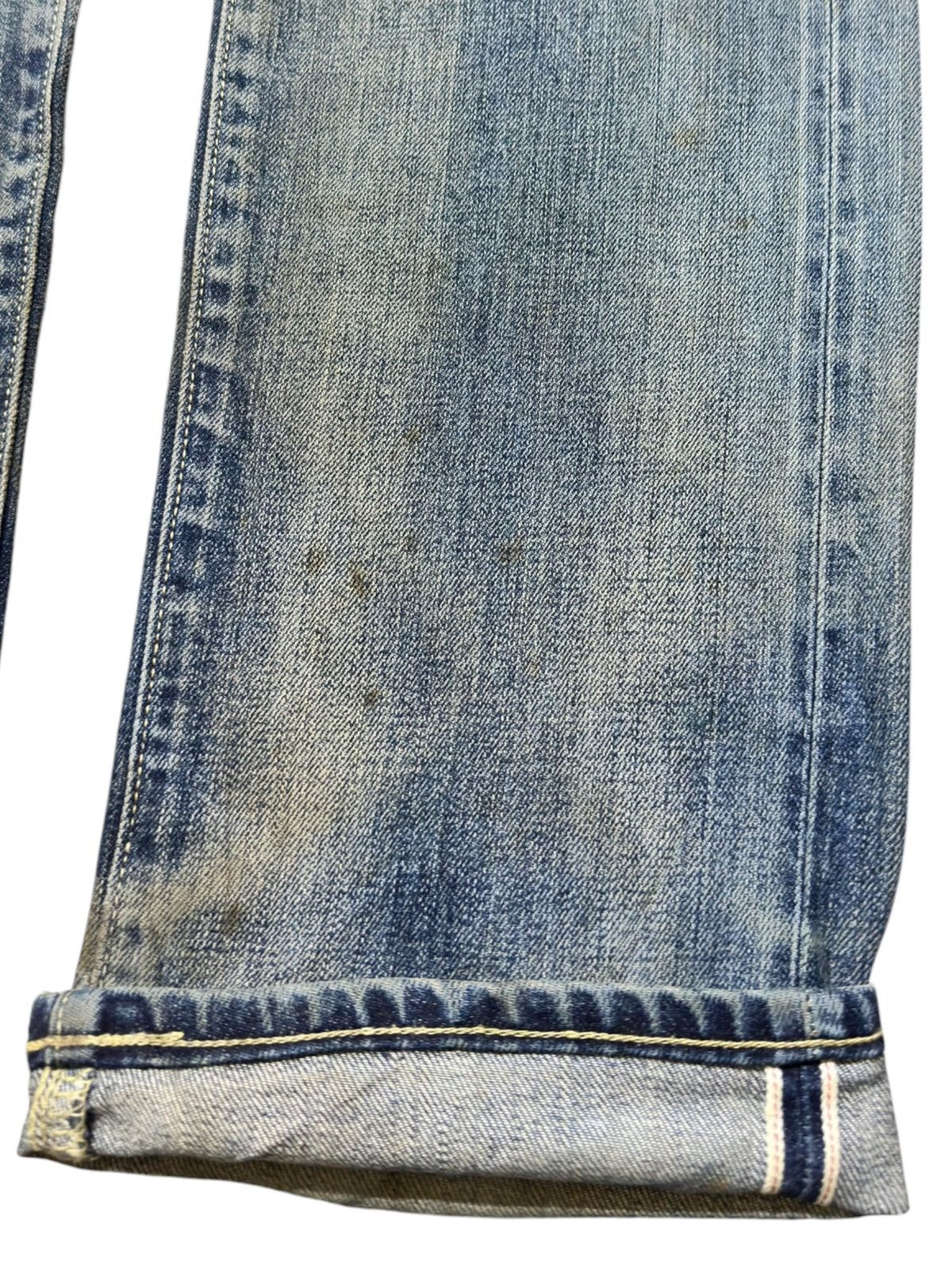 Uniqlo Vintage Uniqlo Selvedge Mudwash Ripped Distressed Denim Size US 32 / EU 48 - 3 Thumbnail