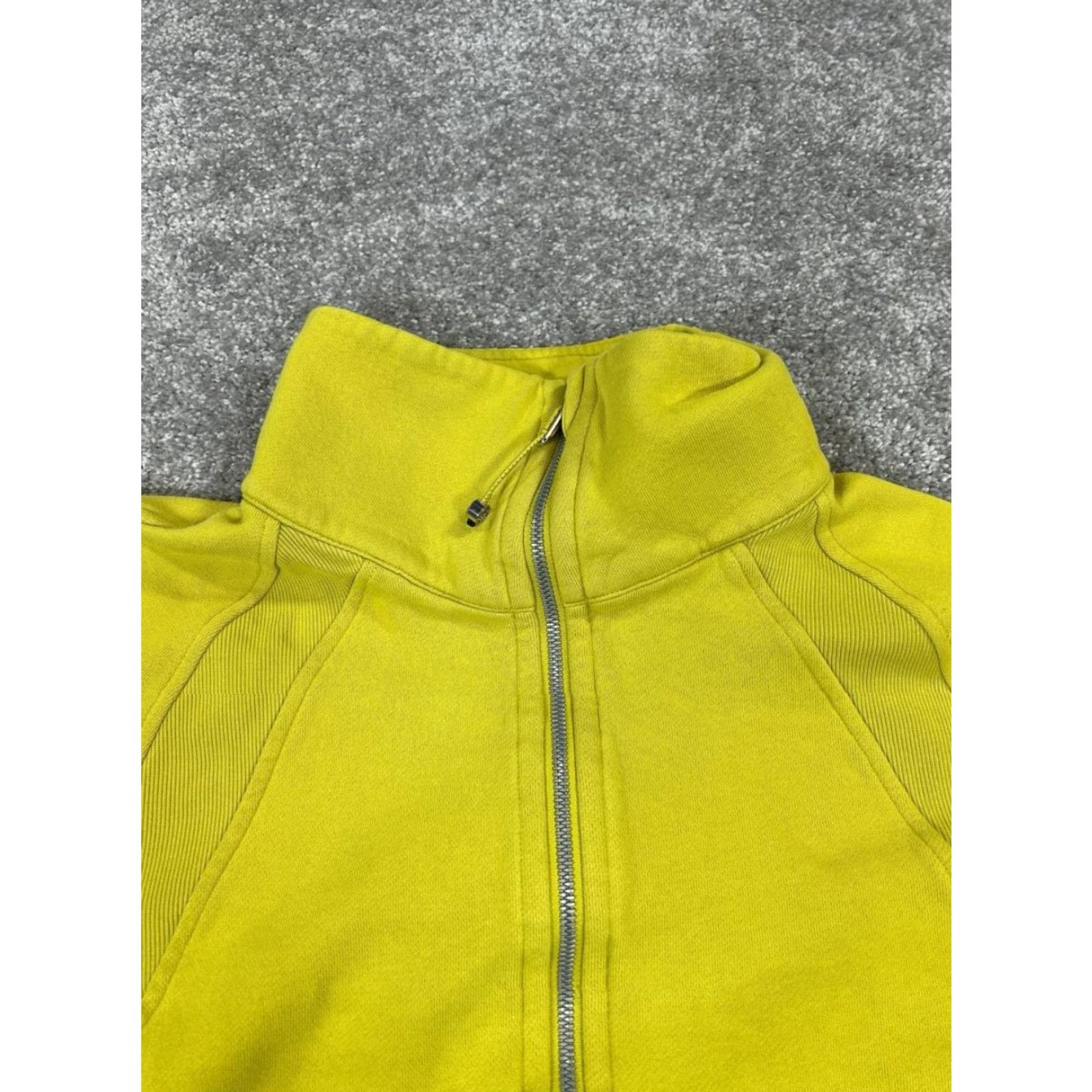 Lululemon Lululemon Scuba Sweatshirt Womens Medium Yellow Fleece Zip Pullover Logo Activewear Modern Scuba 90s? Size M / US 6-8 / IT 42-44 - 2 Thumbnail