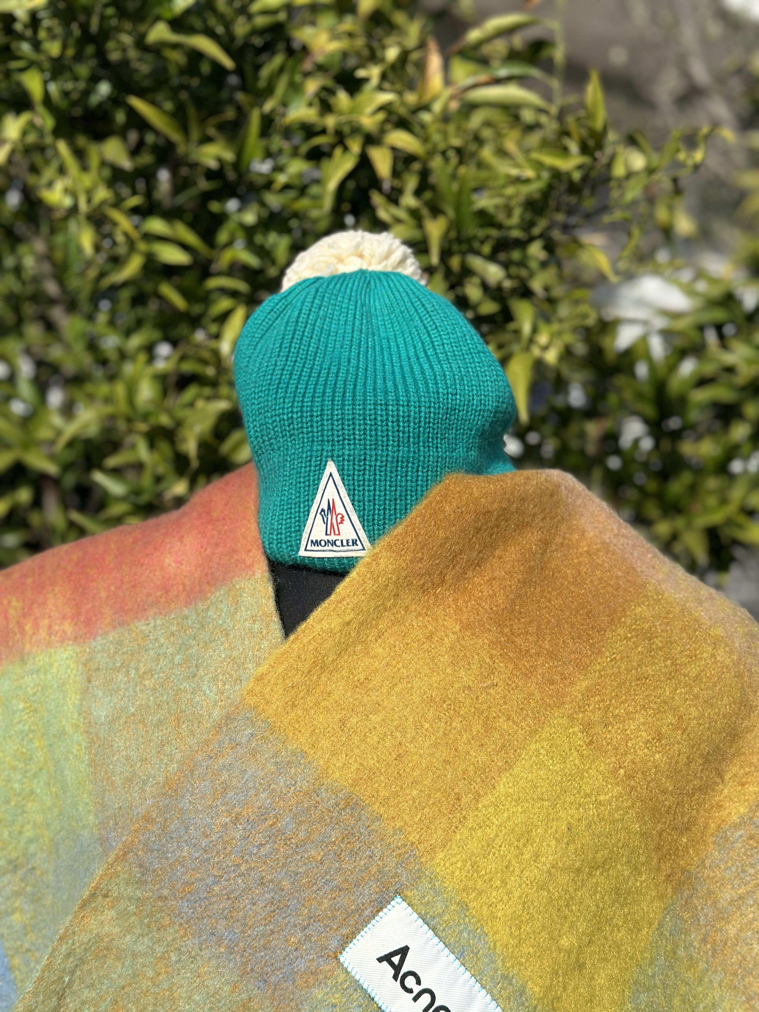 Acne Studios Acne Studios Large Plaid Scarf Wool Blend Logo Patch Size ONE SIZE - 11 Thumbnail