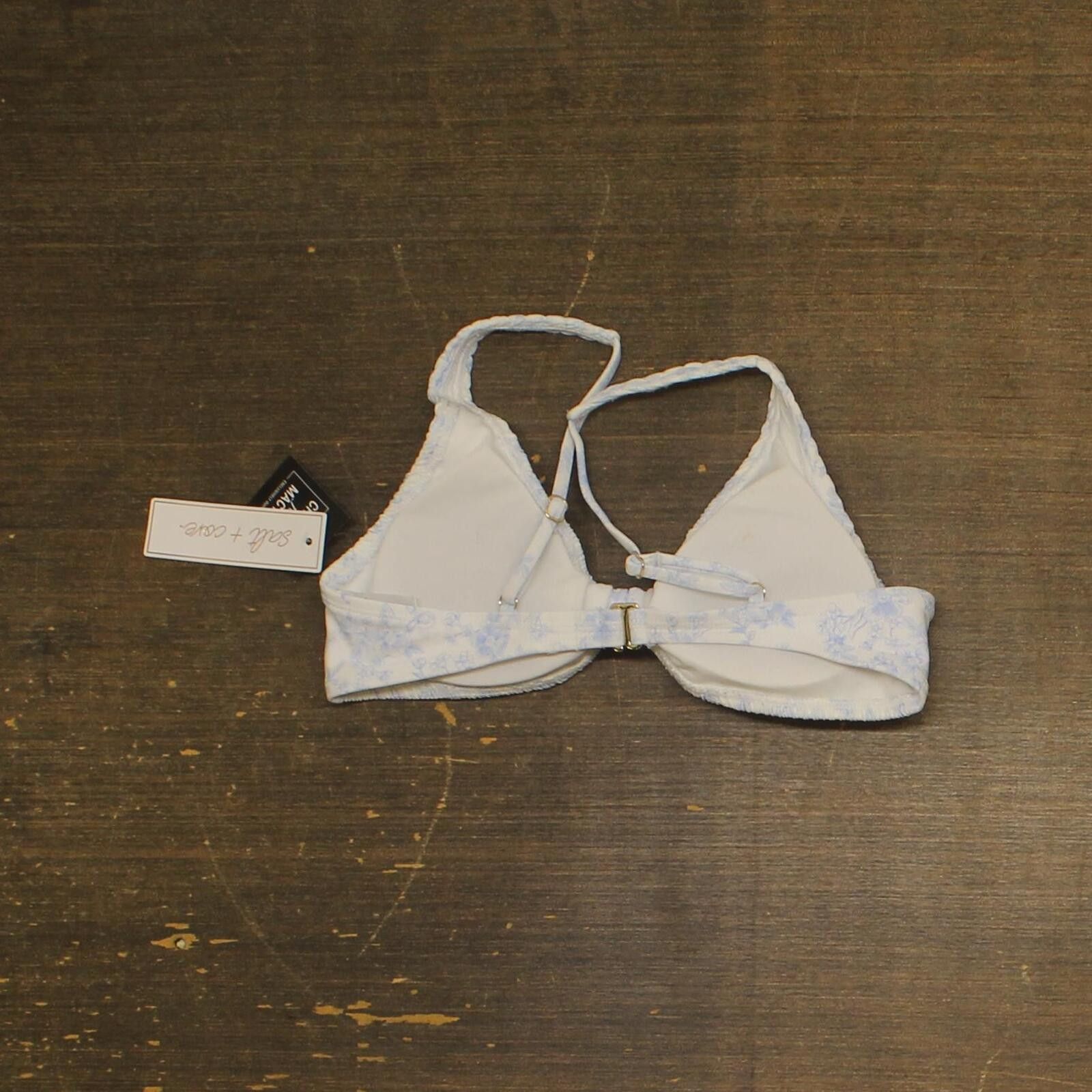 Other Salt + Cove Tie-front Bikini Swim Top Cornflower Blue M Size ONE SIZE - 2 Thumbnail